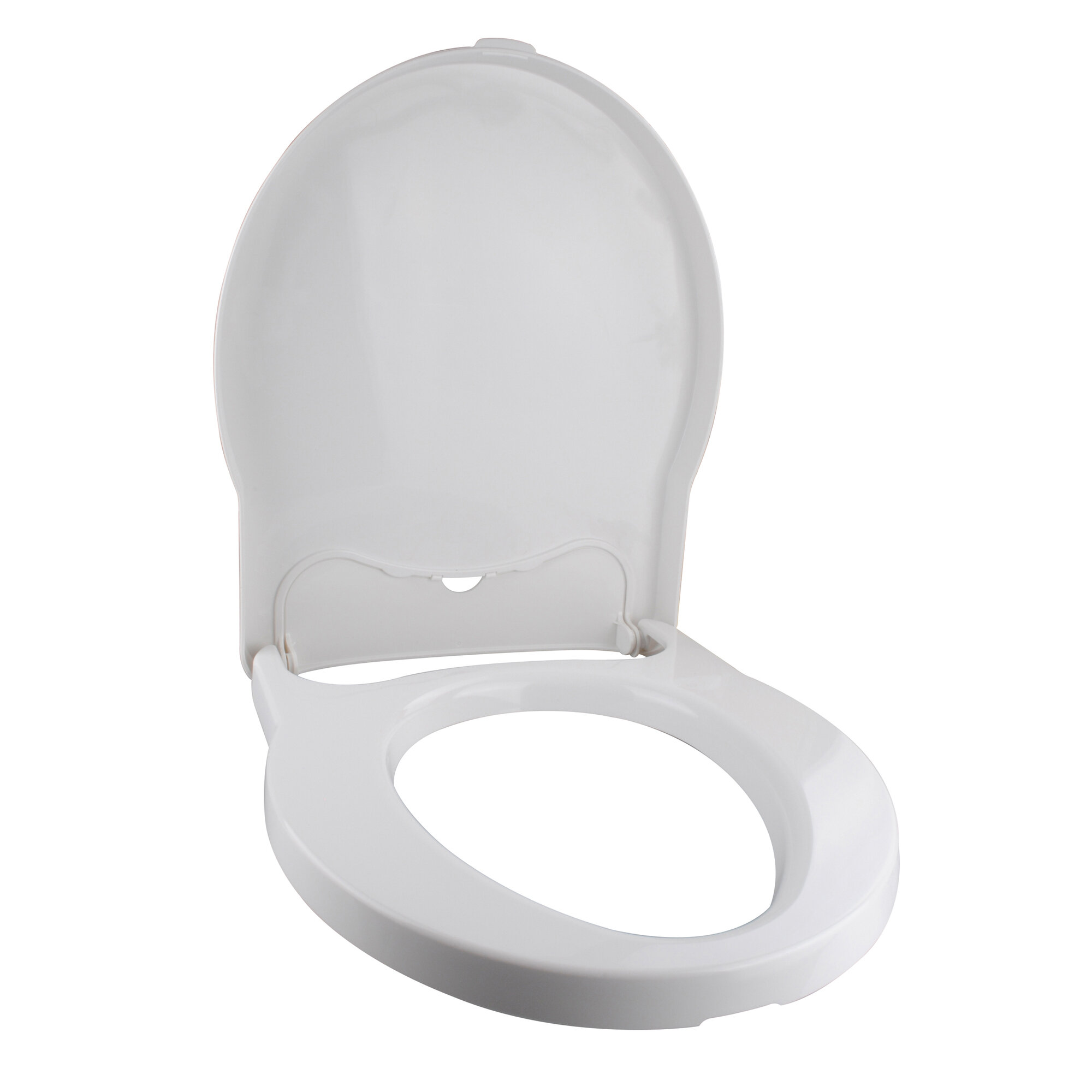Toilet Seat with Lid, signal white