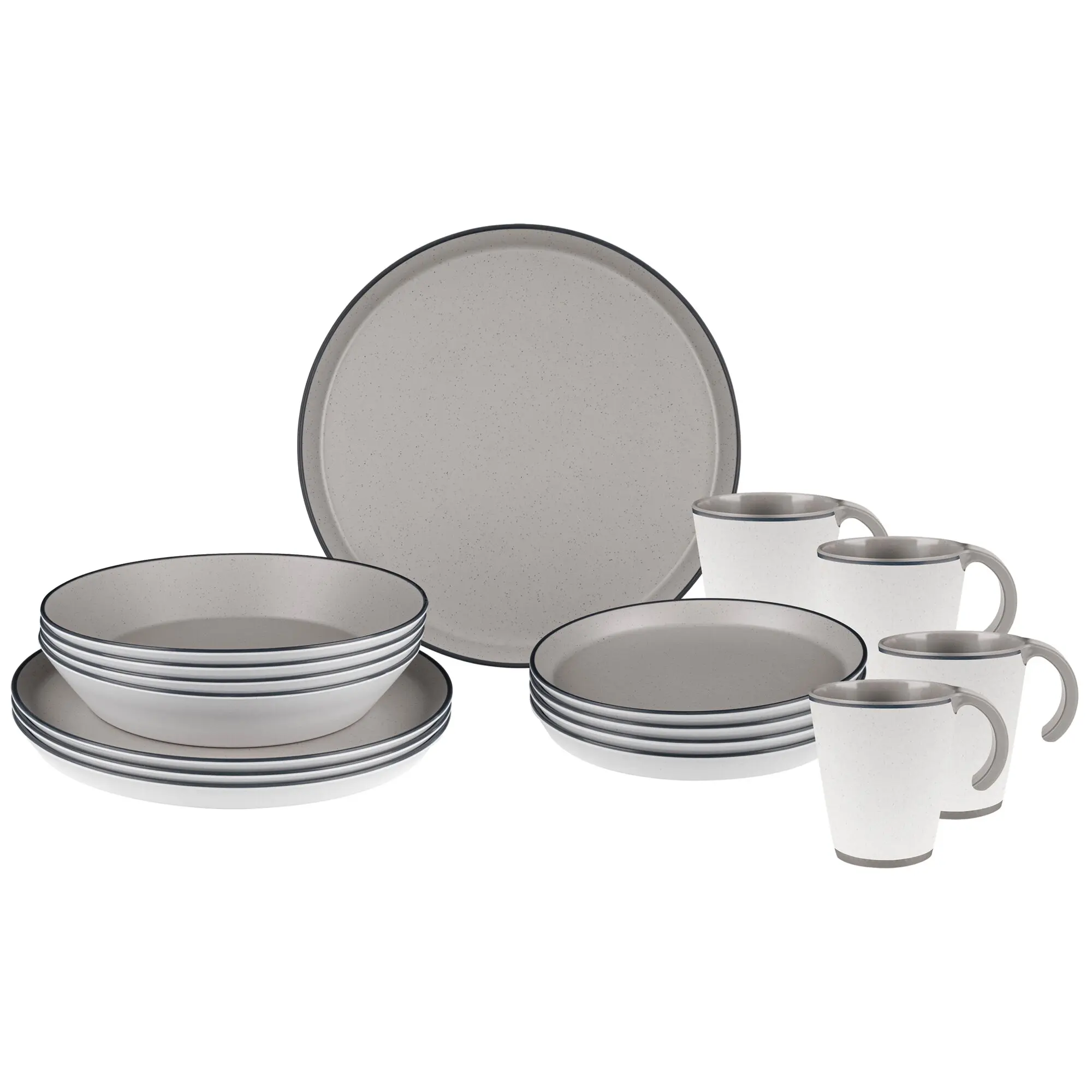 Geschirrset Lunchbox Iconic Compack, 16-teilig