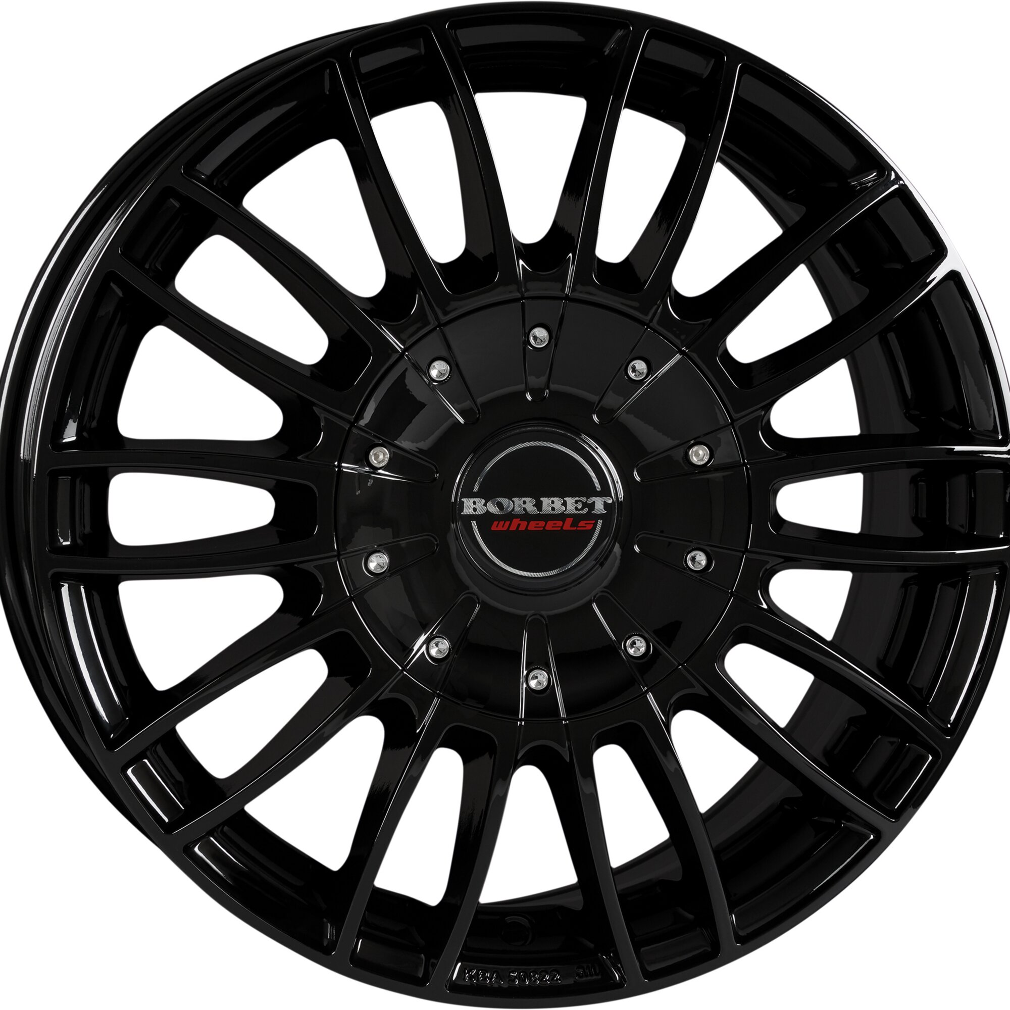 Aluminium Wheel Rim CW3 for Fiat Ducato with Light Chassis, black glossy, 7.5 x 18"