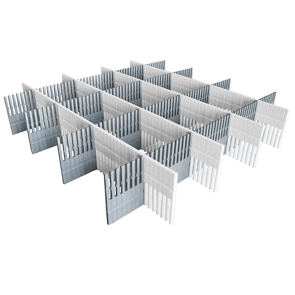 Stow Bar for Drawers, light grey