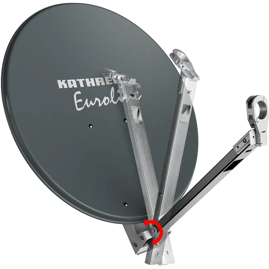 Sat Mirror KEA 650 with Foldable LNB Arm, white