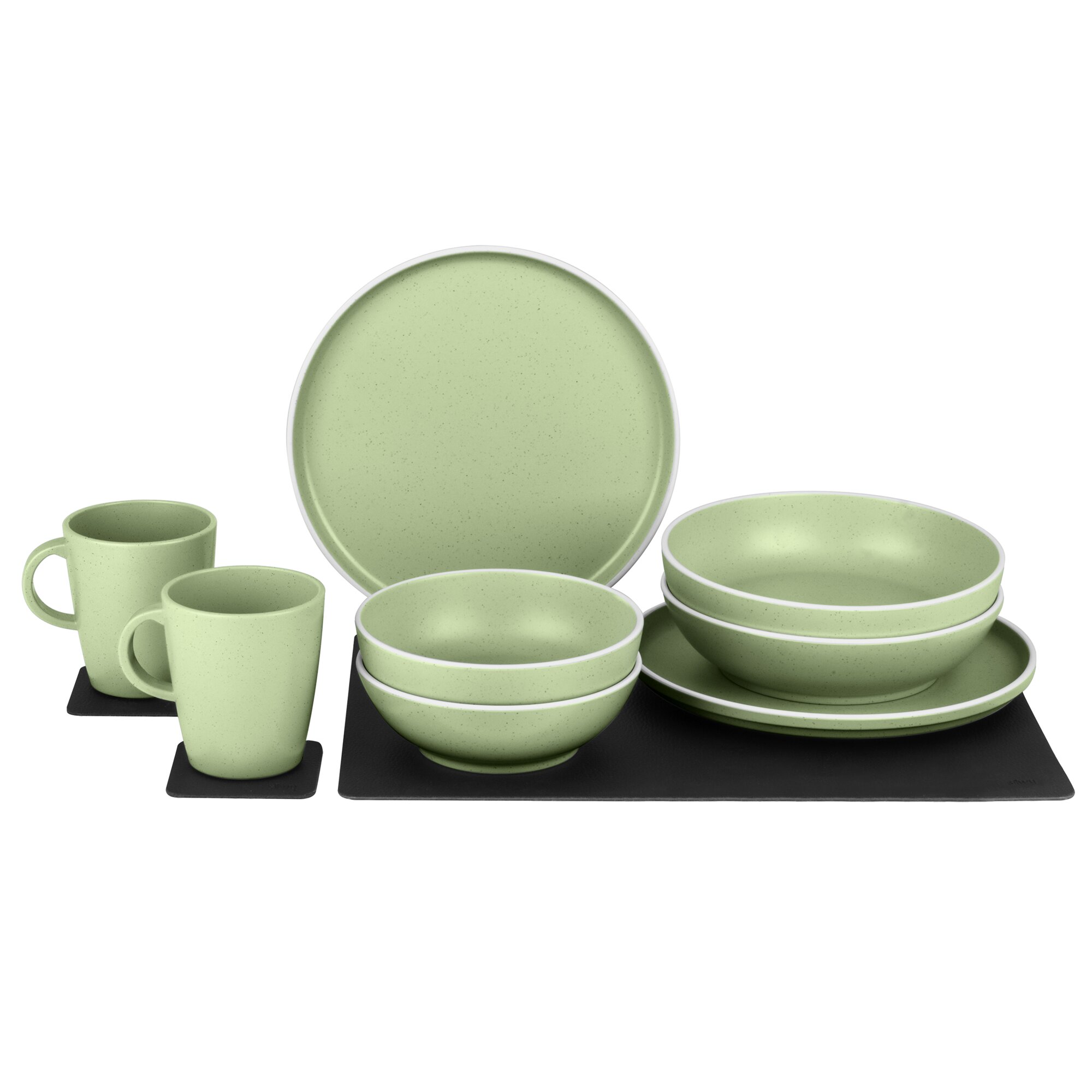 Tableware Set Dolomit Magnetic, green