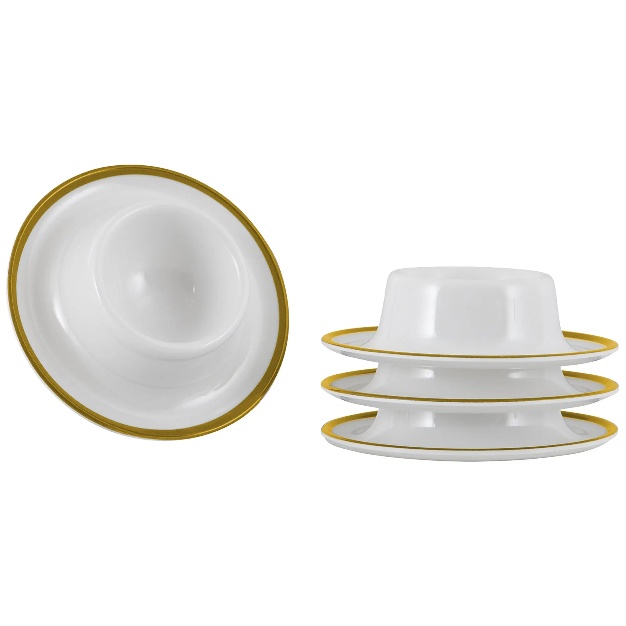 Eierbecher Linea Line, gold, 4er-Set