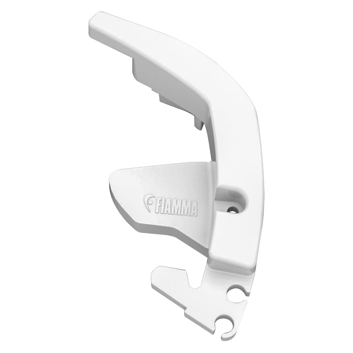 Lead Bar End Cap, left-hand, polar white