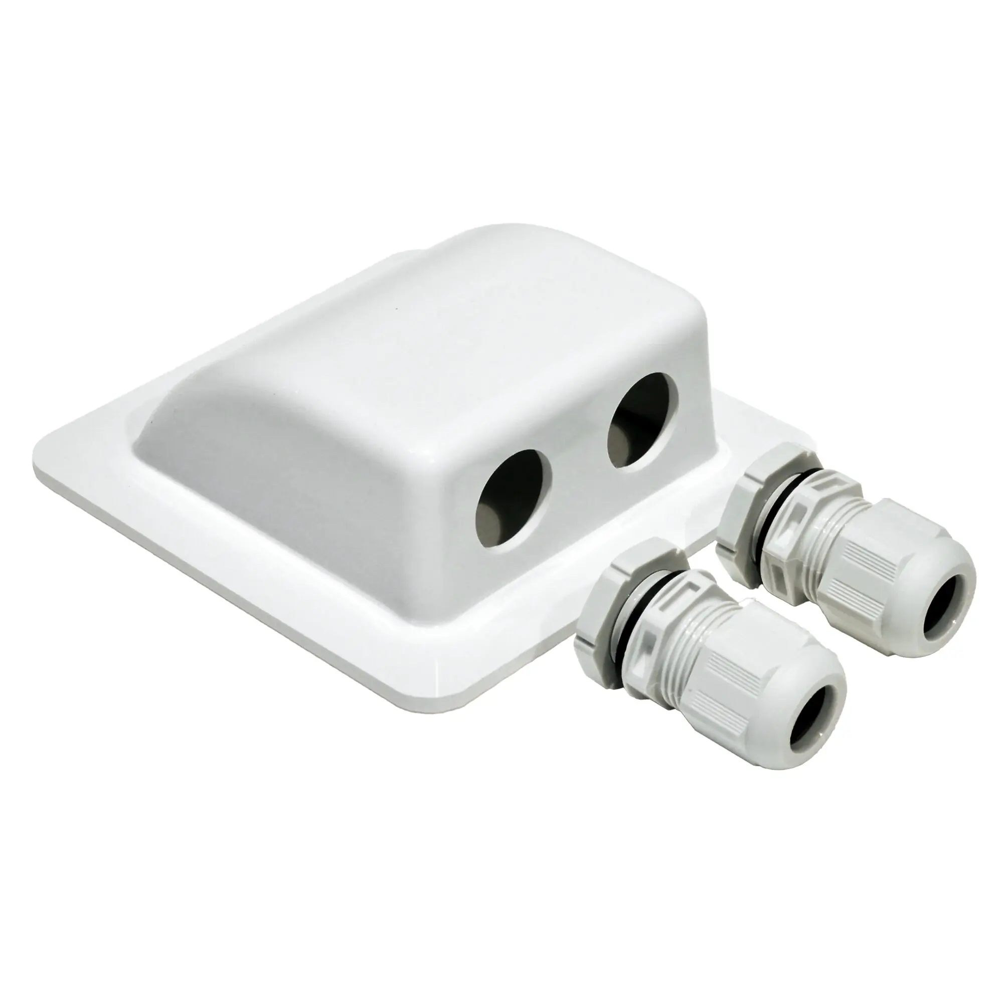 Roof Cable Routing white, 2 outputs