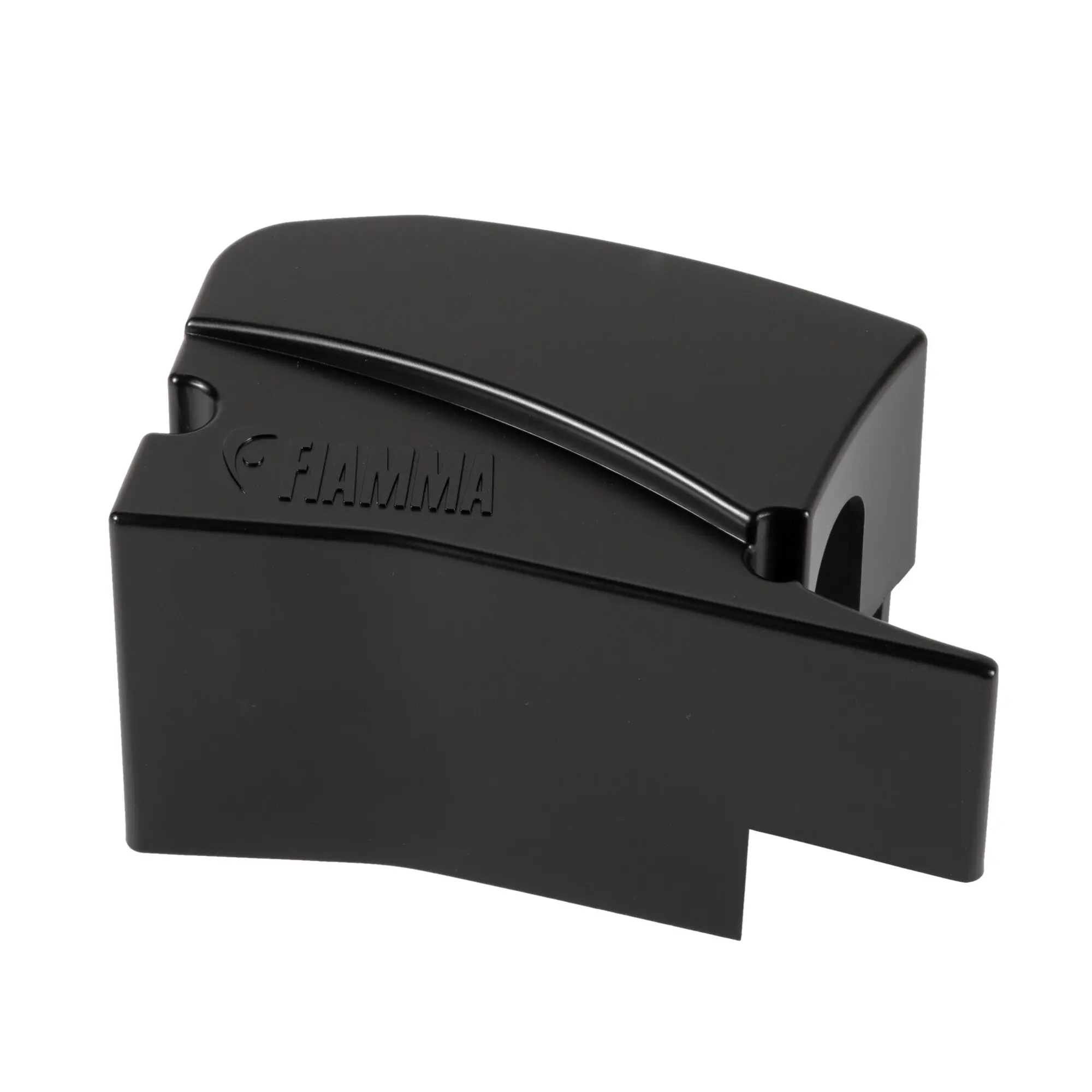 Endkappe, links für Markise F 40 Van, schwarz