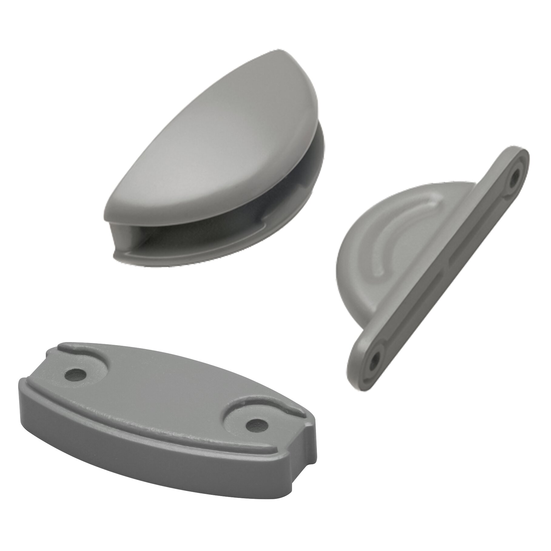 Door Clamp Plopp, grey, self-service