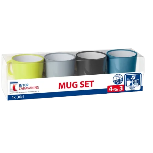 Dolomit Tassen-Set, 4-teilig (InterCaravaning Edition)