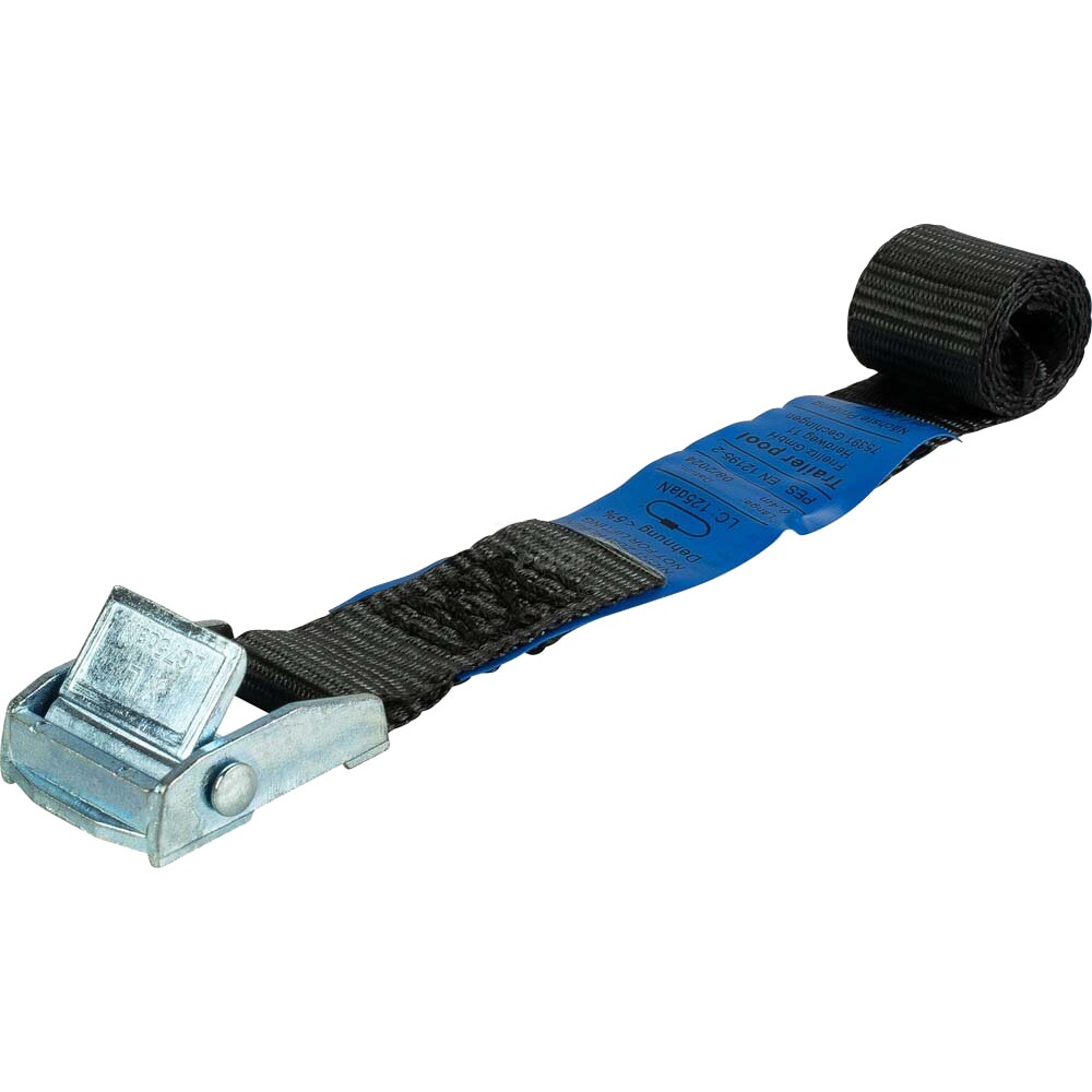 Lashing Strap with Clamping Buckle, 40 cm, black