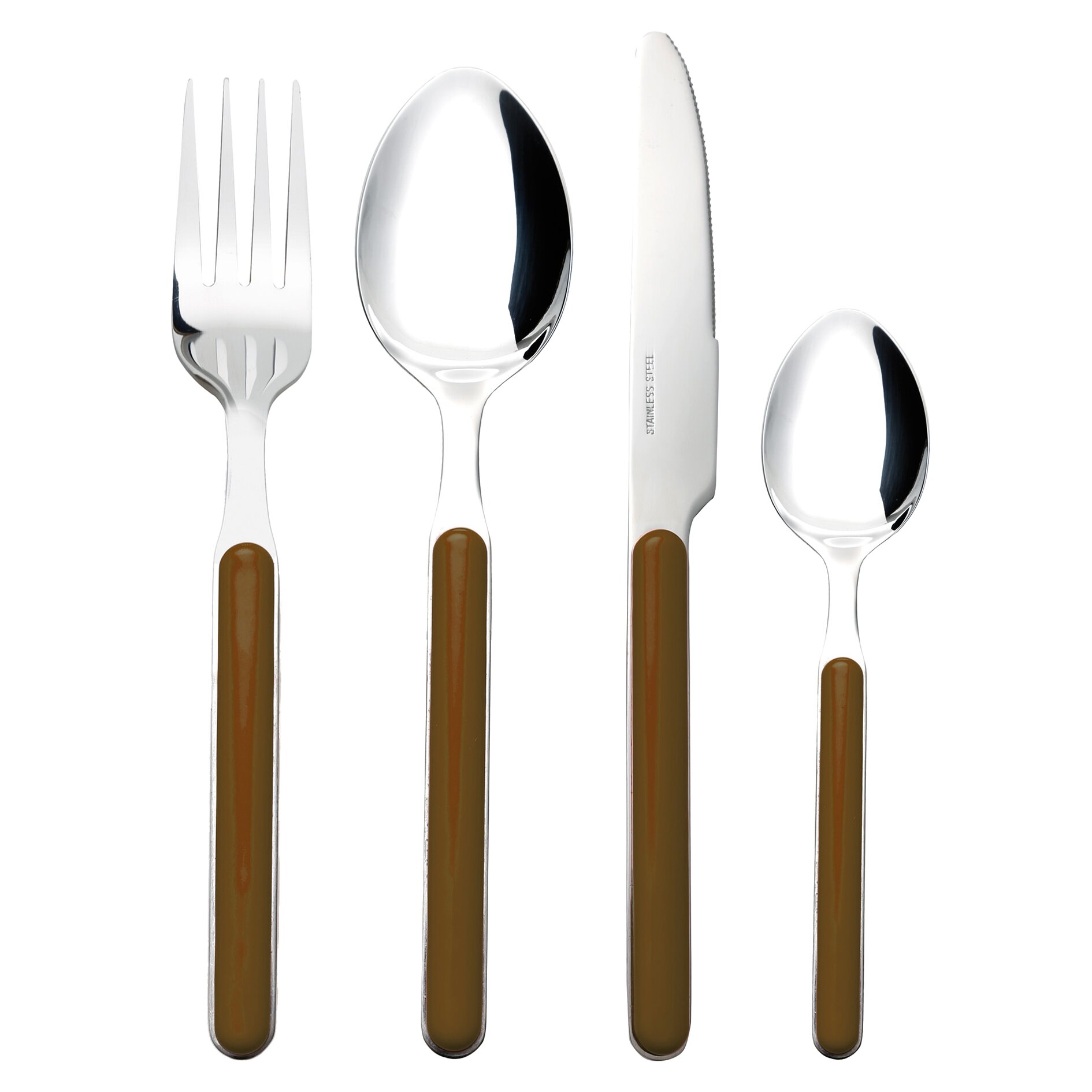 Cutlery Set Delice, brown