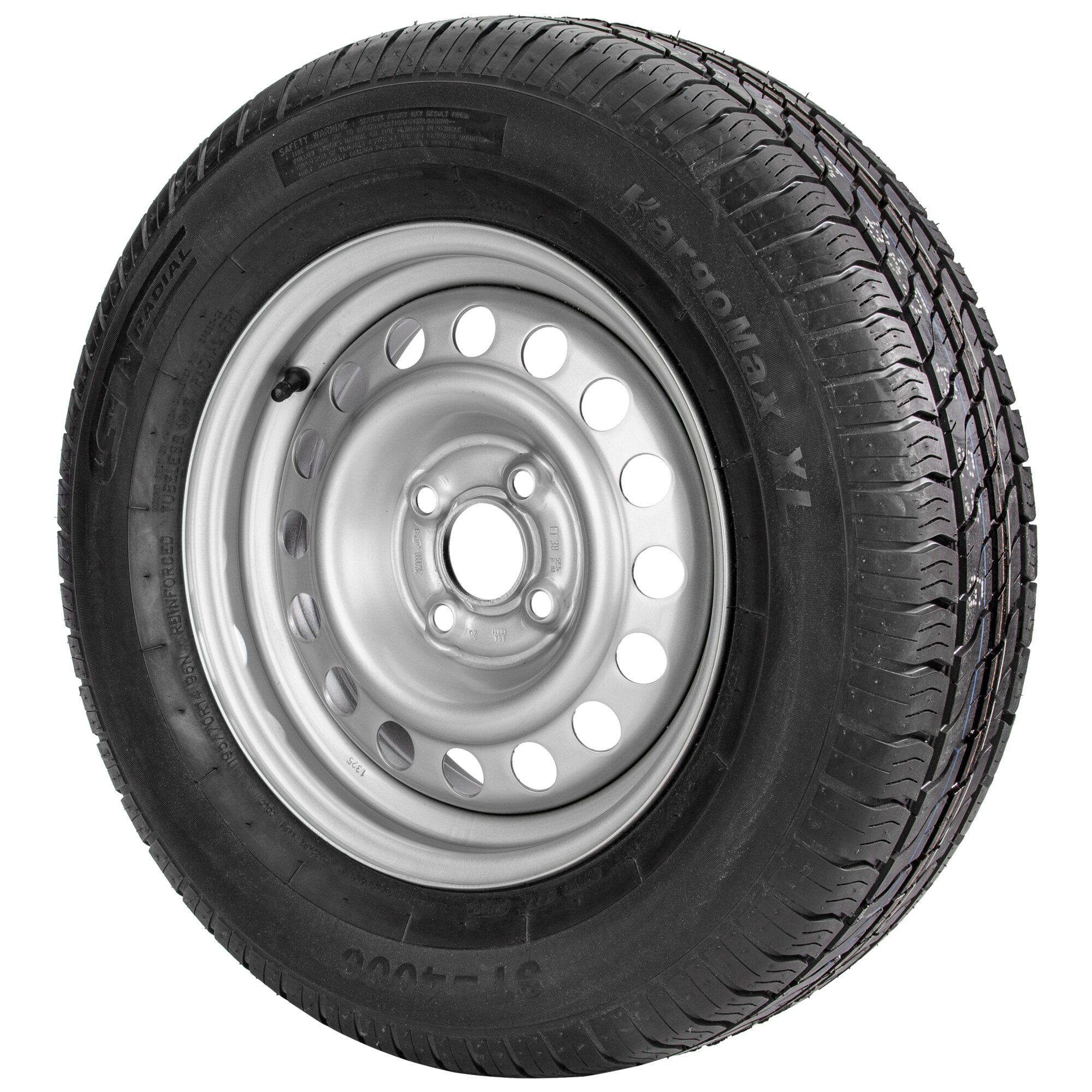 Reserverad für Wohnwagen, Mutter: ∆ | LZ 4, 195/70 R14 XL (5 ½ J x 14)