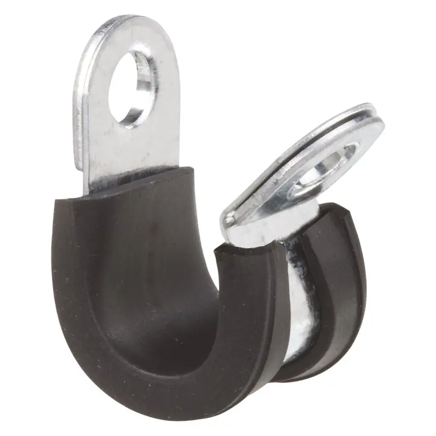 Rohrschelle 15 mm mit Gummiprofil
