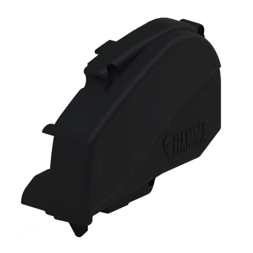 Endkappe, rechts, schwarz für Markise F80