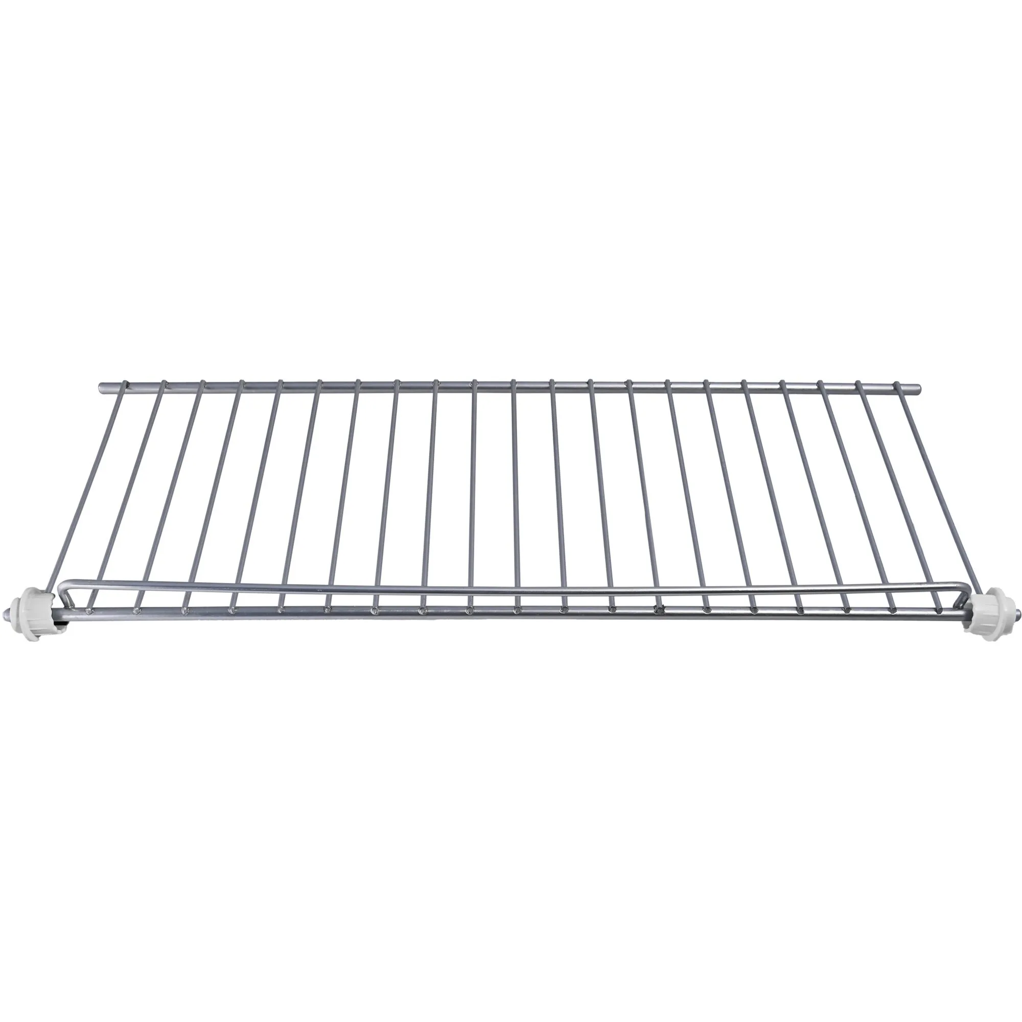 Oberer Gitterrost aus grauem Metall mit weißen Befestigungsenden, 44 x 16,2 cm, für Dometic-Kühlschränke RM 10.5T und RMS 10.5T