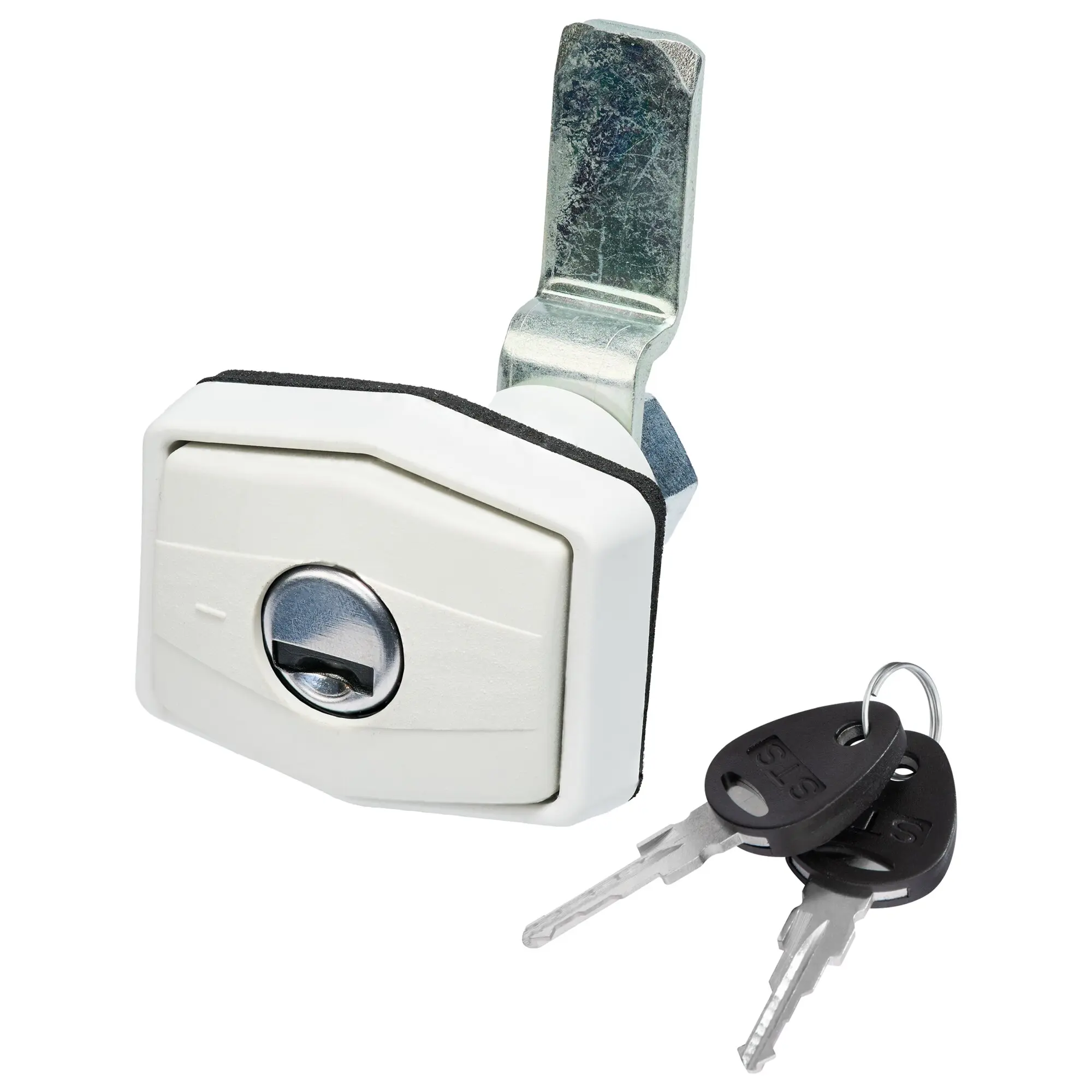 Druckdrehverschluss Hexagon STS, weiß