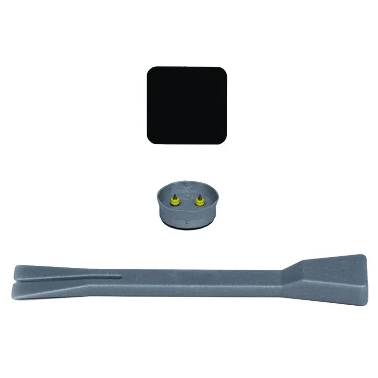 Base Plate with Magnet MagSpike Set S Square, black