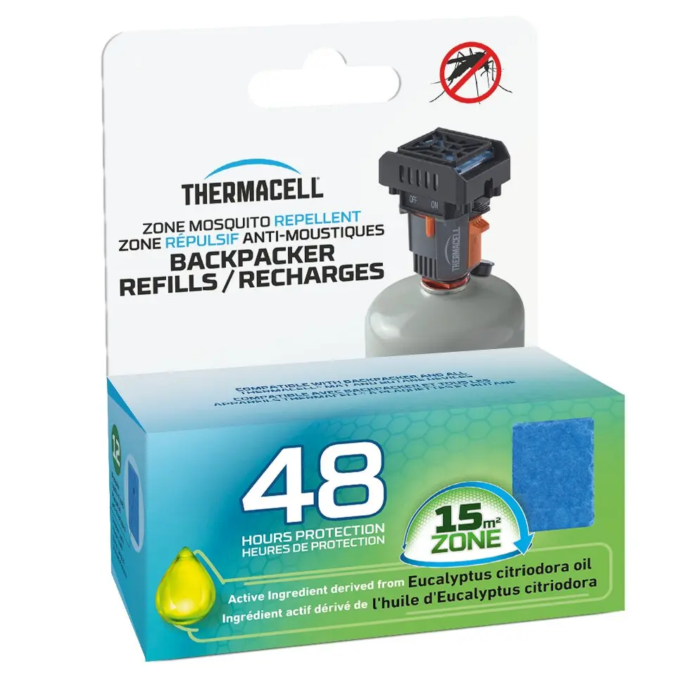 Insect Repellent Refill Pack M-48 for Backpacker PT-19 Thermacell