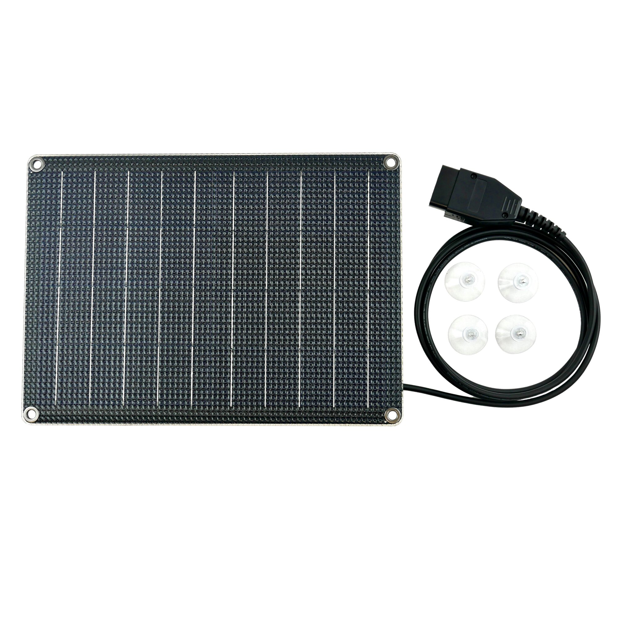 Solar Panel OBD-2 Battery Charger