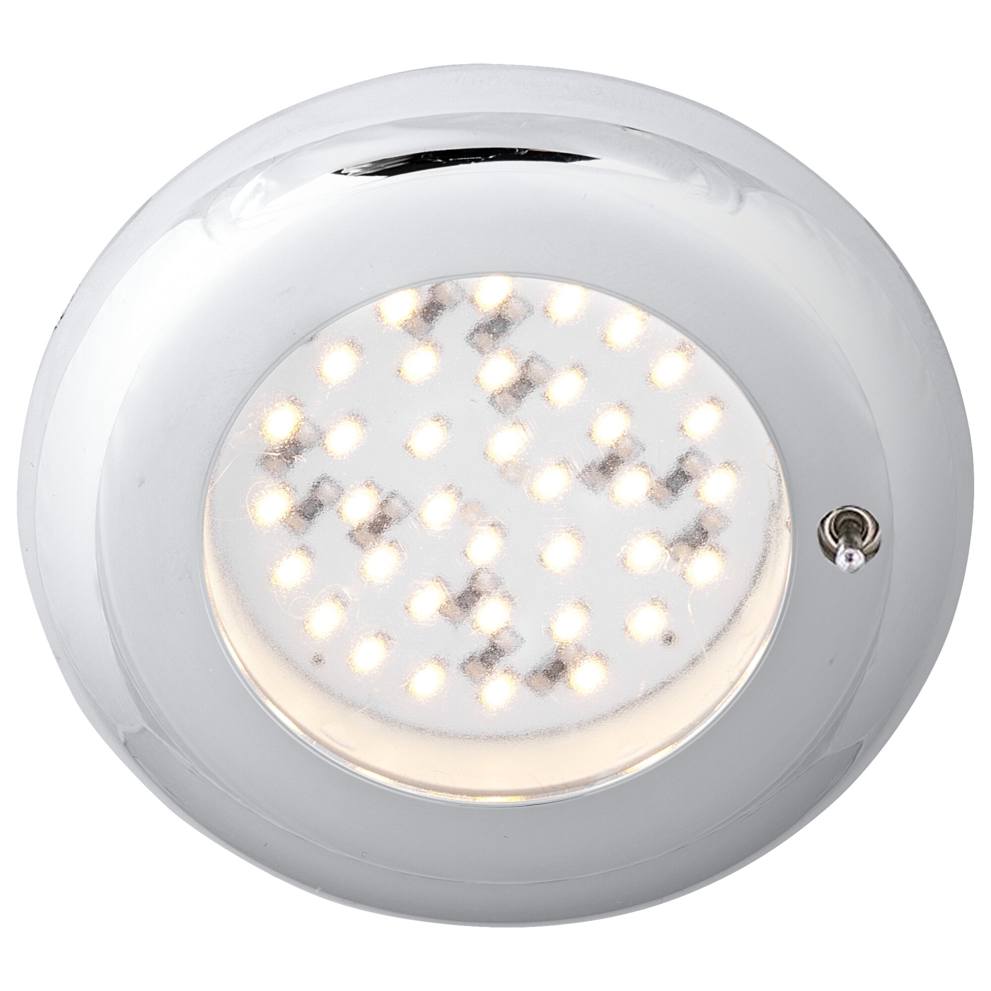 Recessed Spot Nova with switch, chrome
