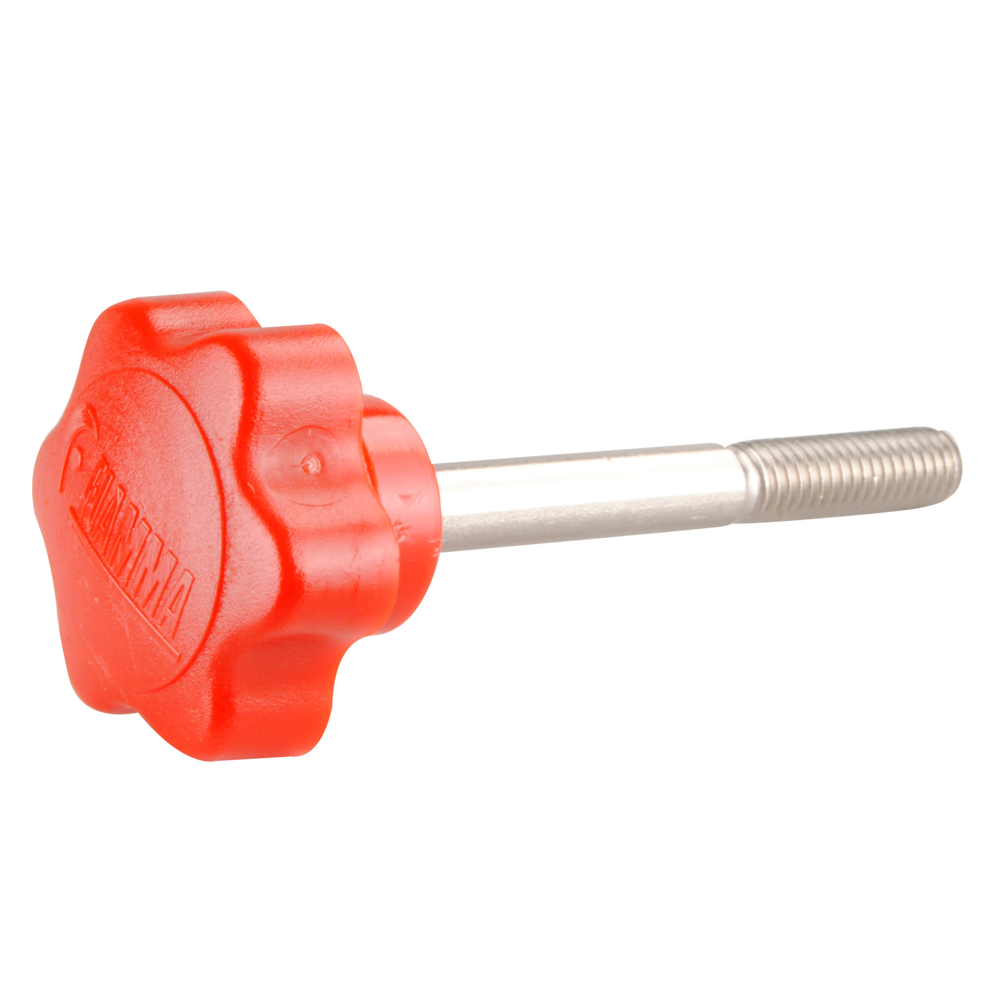 Knurled Screw M6 Red
