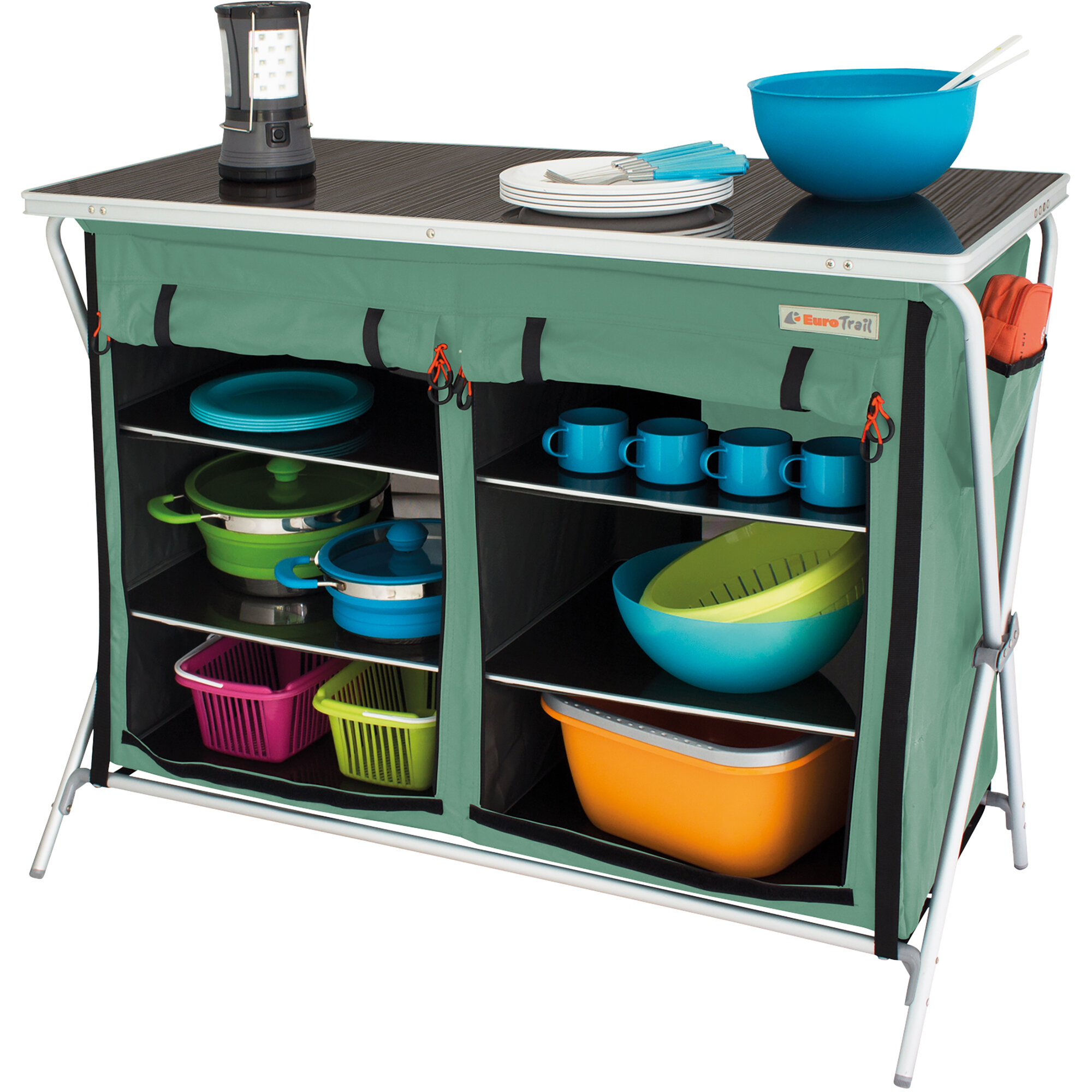 Campingschrank, hellgrün, Brocas