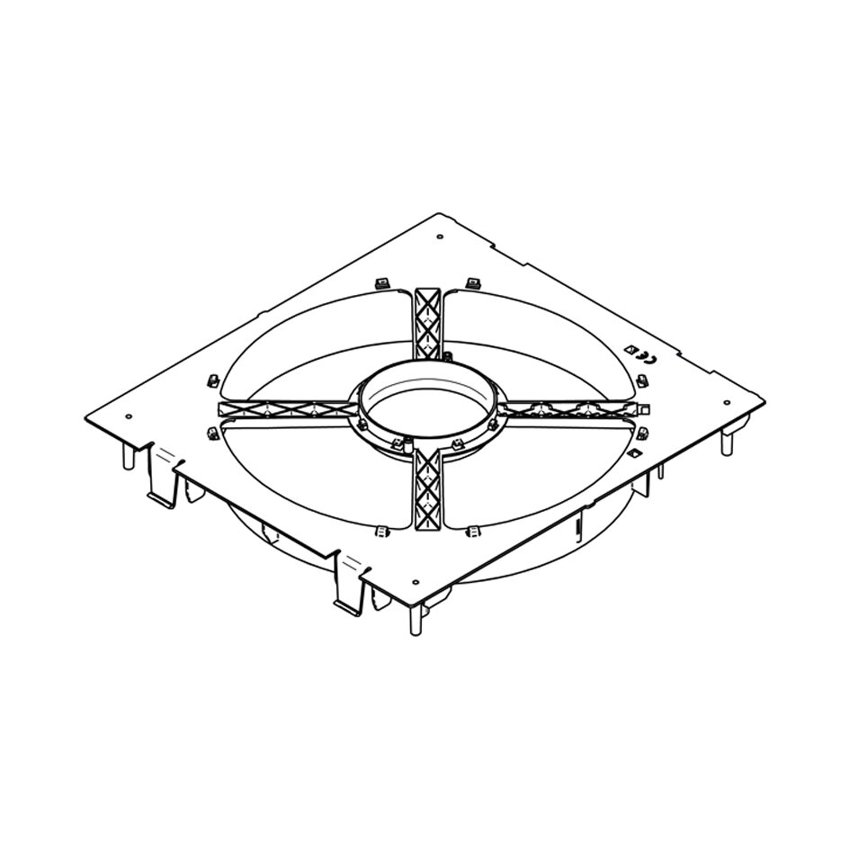 Ventilator Frame Thule Vent 12 V Built from 2008