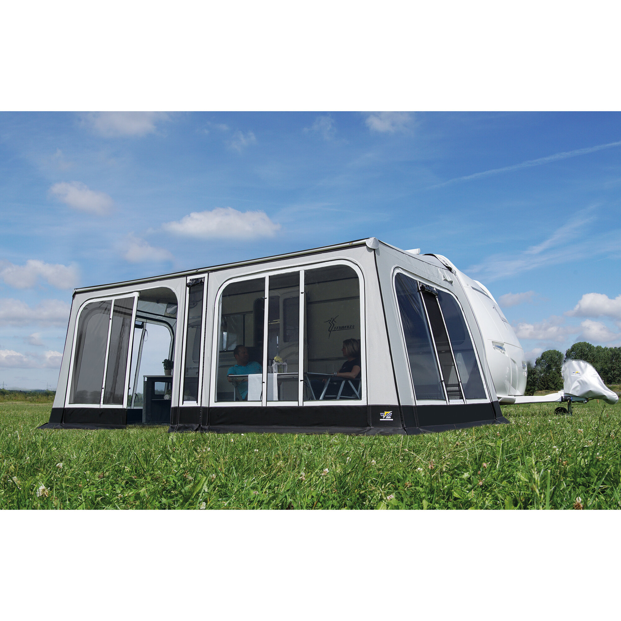 WIGO-Markise Rolli Plus, Größe 5b, Umlaufmaß 822 - 857 cm, Auszug 2,5 m