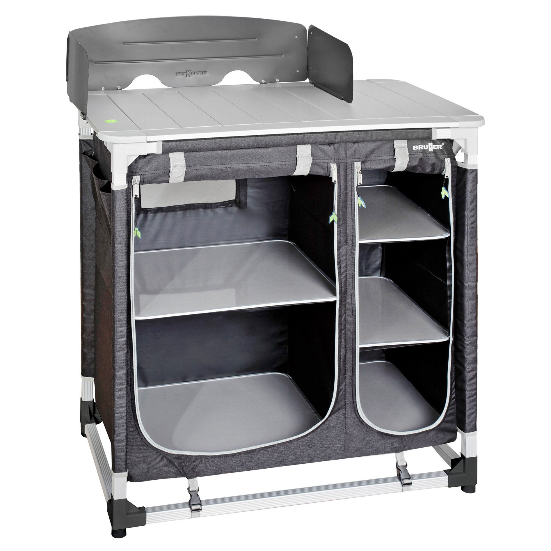 Camping Cabinet Azabache, black, Azabache CT Square