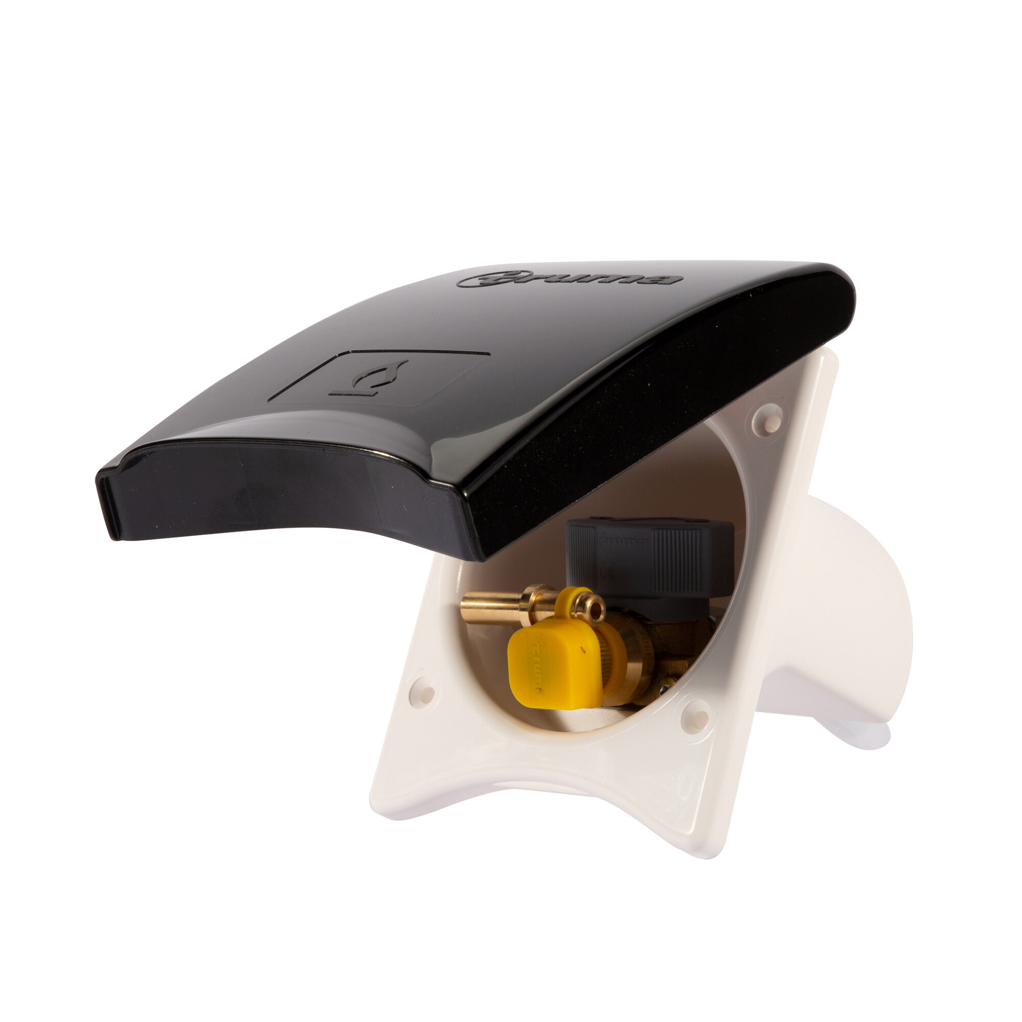 External Gas Socket Truma, black