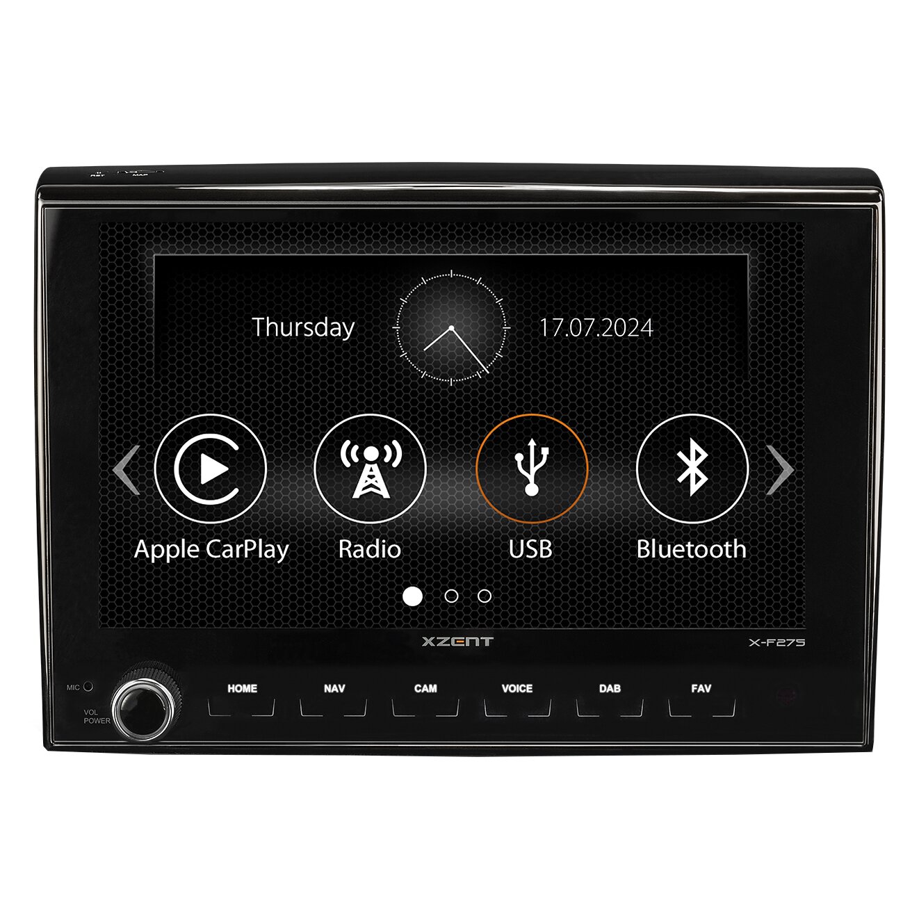 Naviceiver XZENT X-F275 for Fiat Ducato from Model Year 2006/07 Onwards