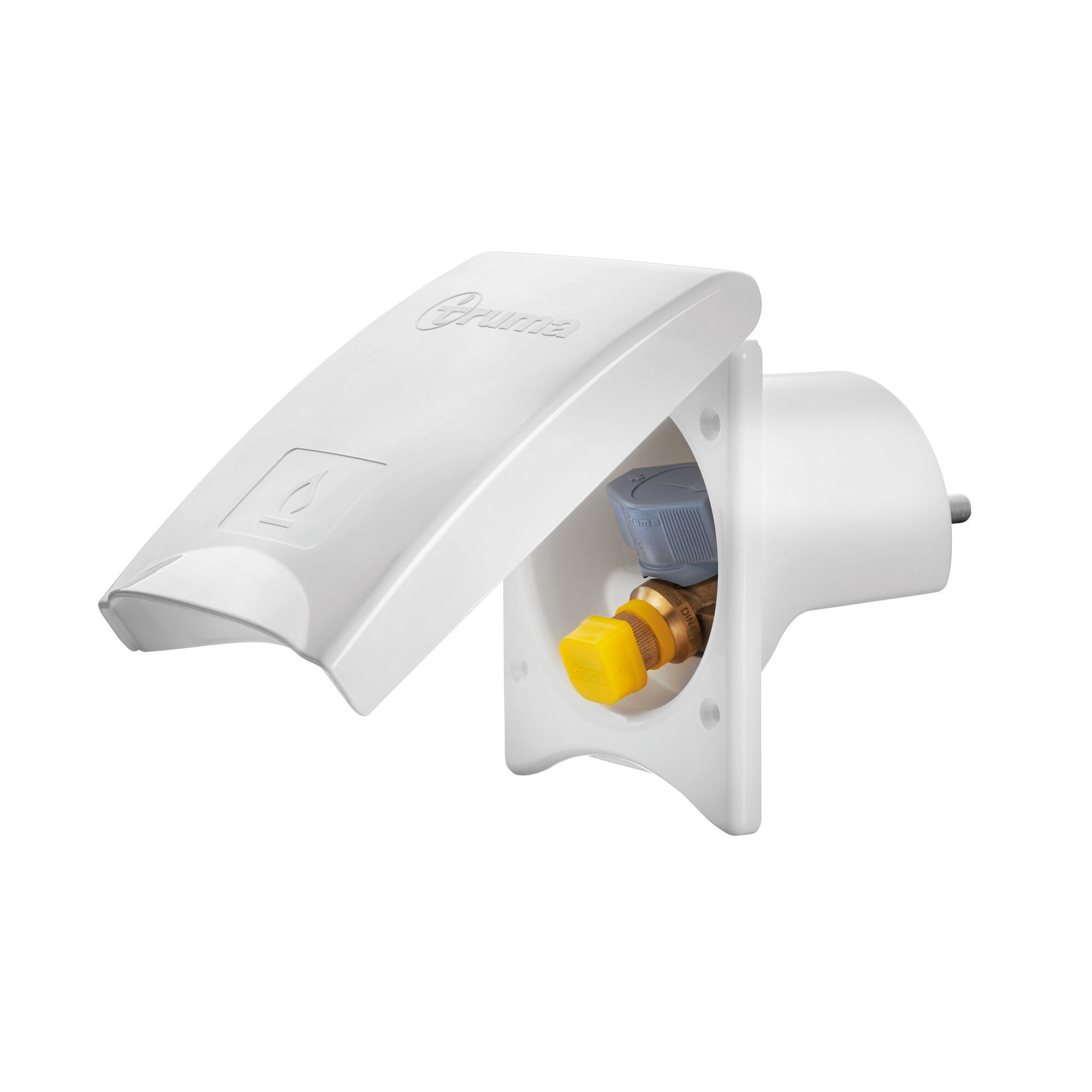 External Gas Socket Truma, pure white