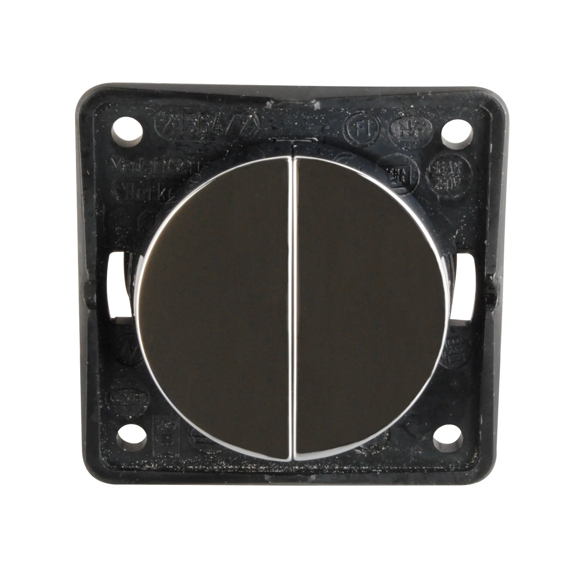 Serienschalter, chrom