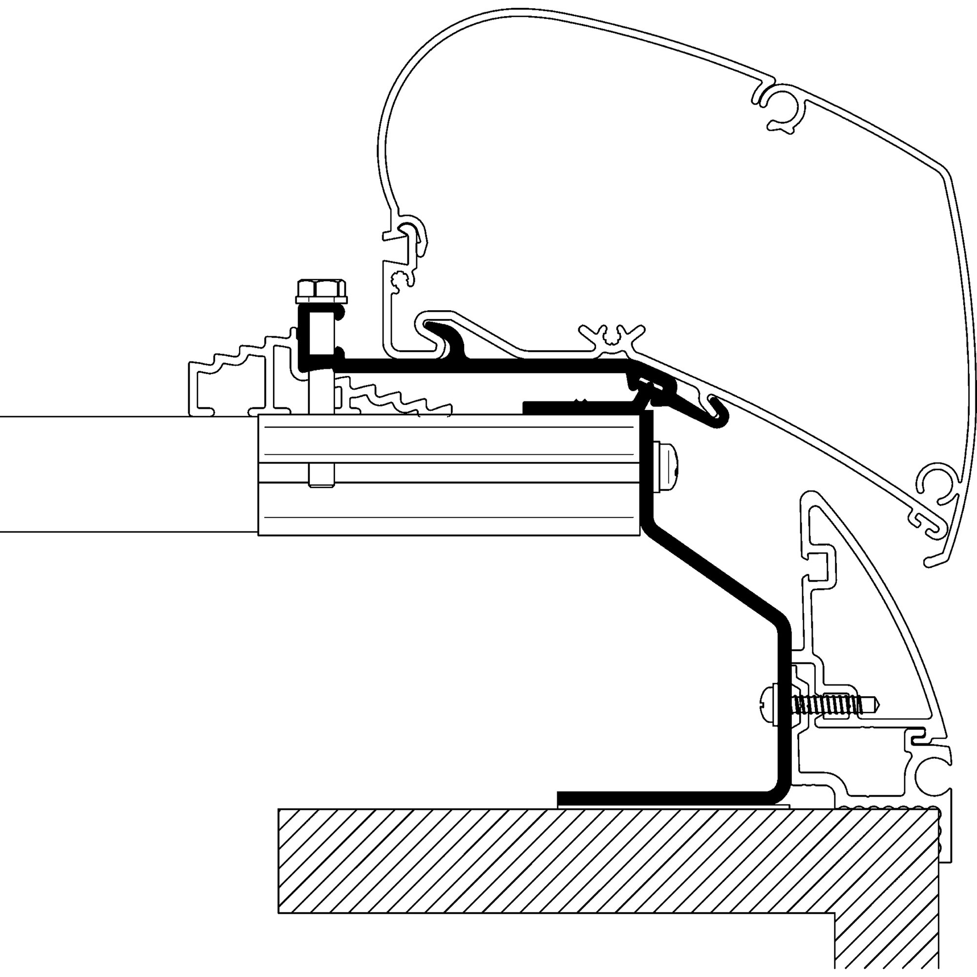 Thule Adapter Fendt Brillant für TO Serie 6 und 9