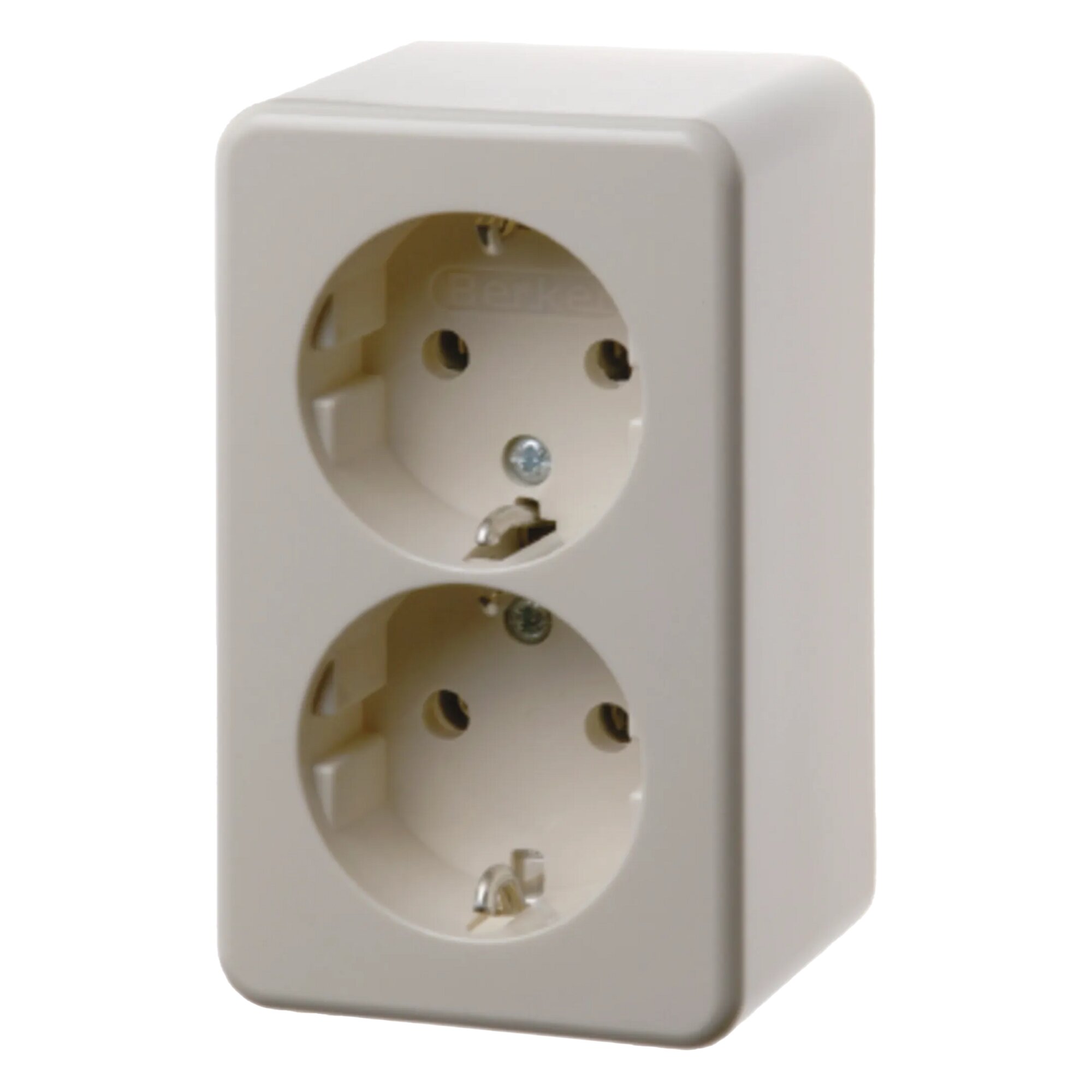 Socket Schuko Surface-Mounted, 2-fold