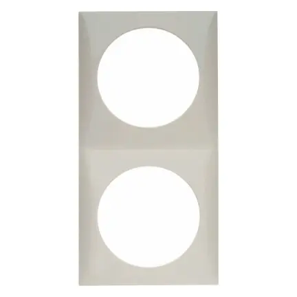 Rahmen weiß, 2-fach