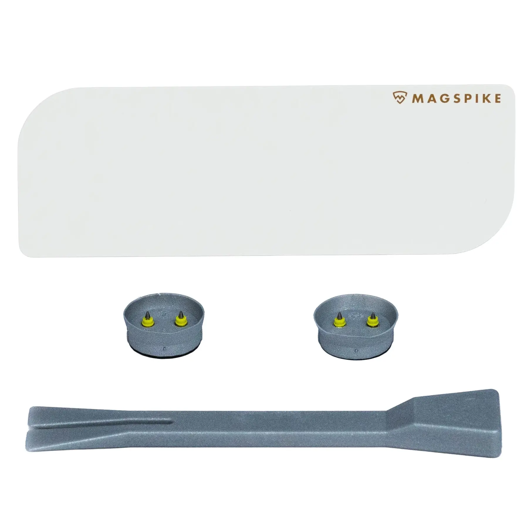 Trägerplatte mit Magnet MagSpike Set M ohne Haken, weiß