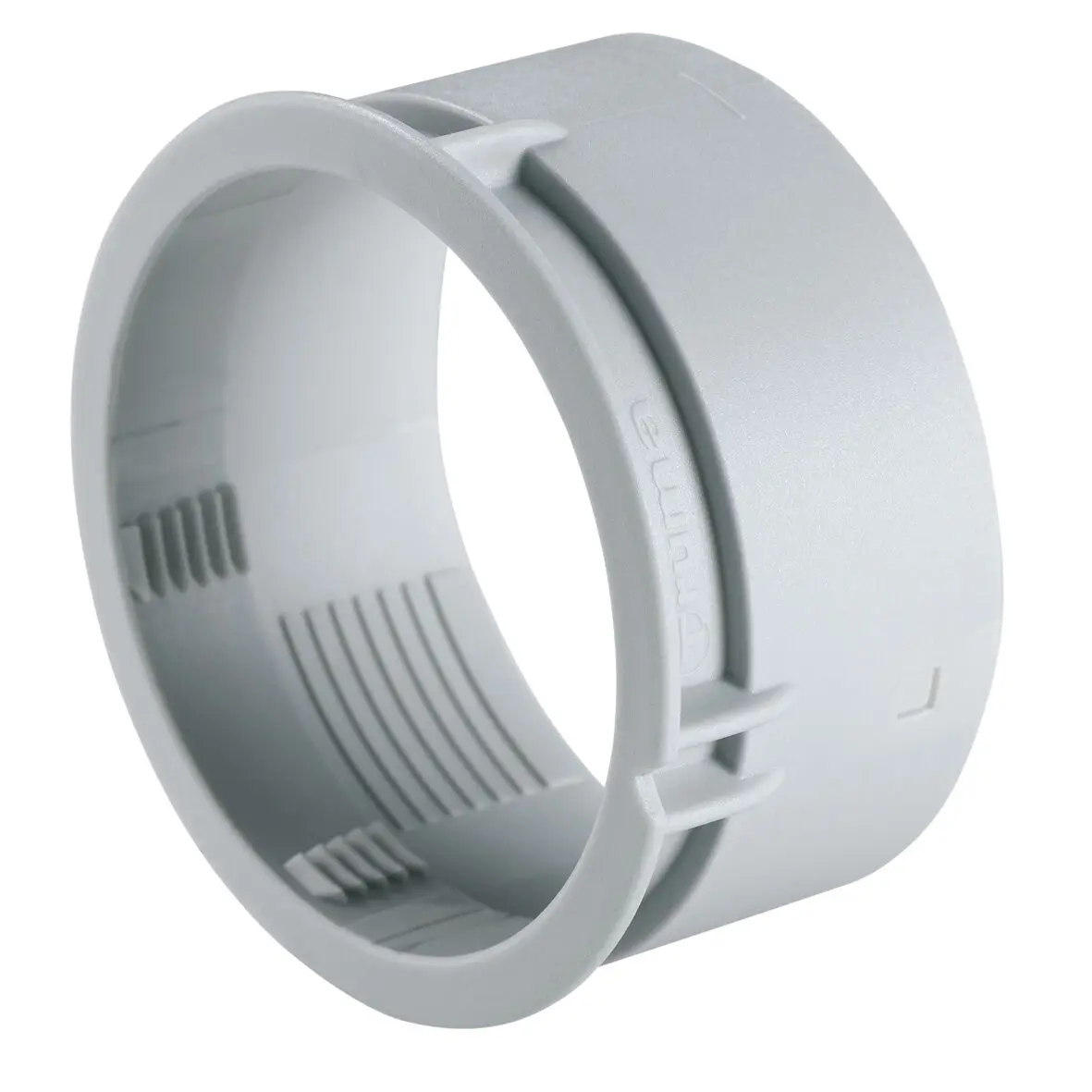 Endstück-Mutter EM, achatgrau