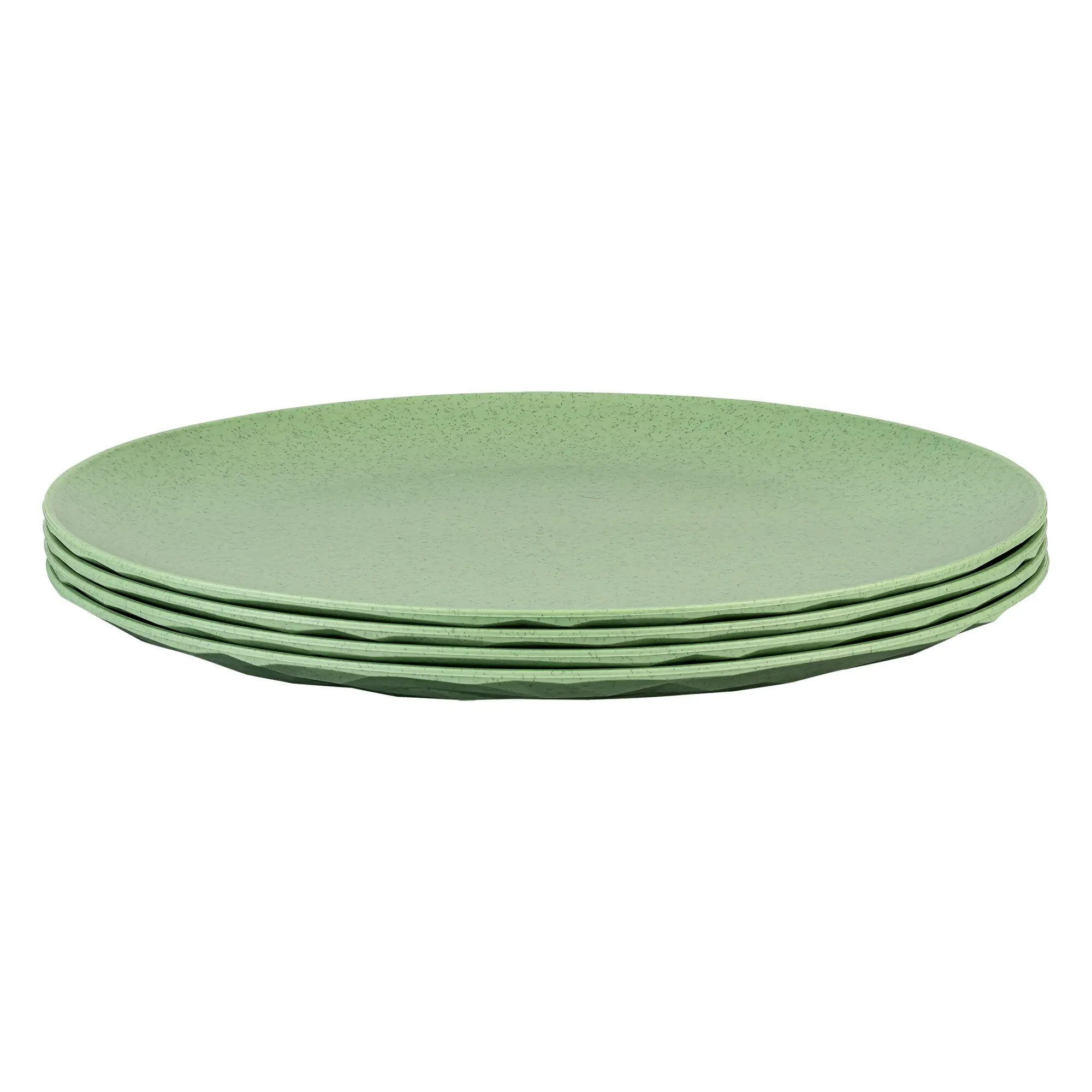 Flacher Teller CLUB PLATE 260, grün 4er-Set