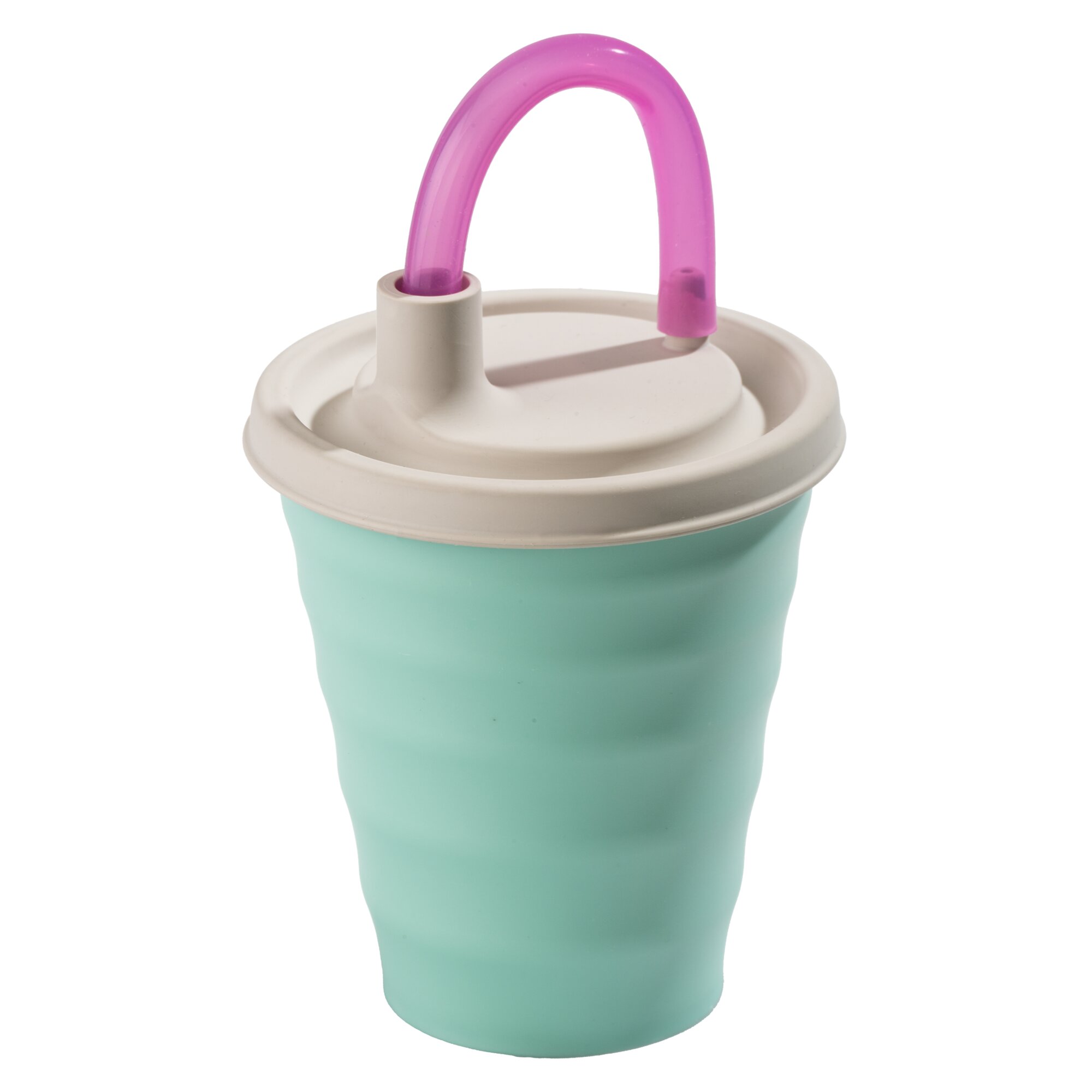 Drinking Cup with Lid, turquoise