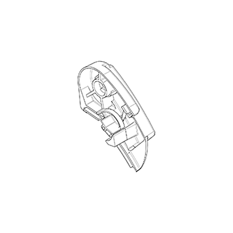 End caps for Dometic PR2500, right-hand, white, electric