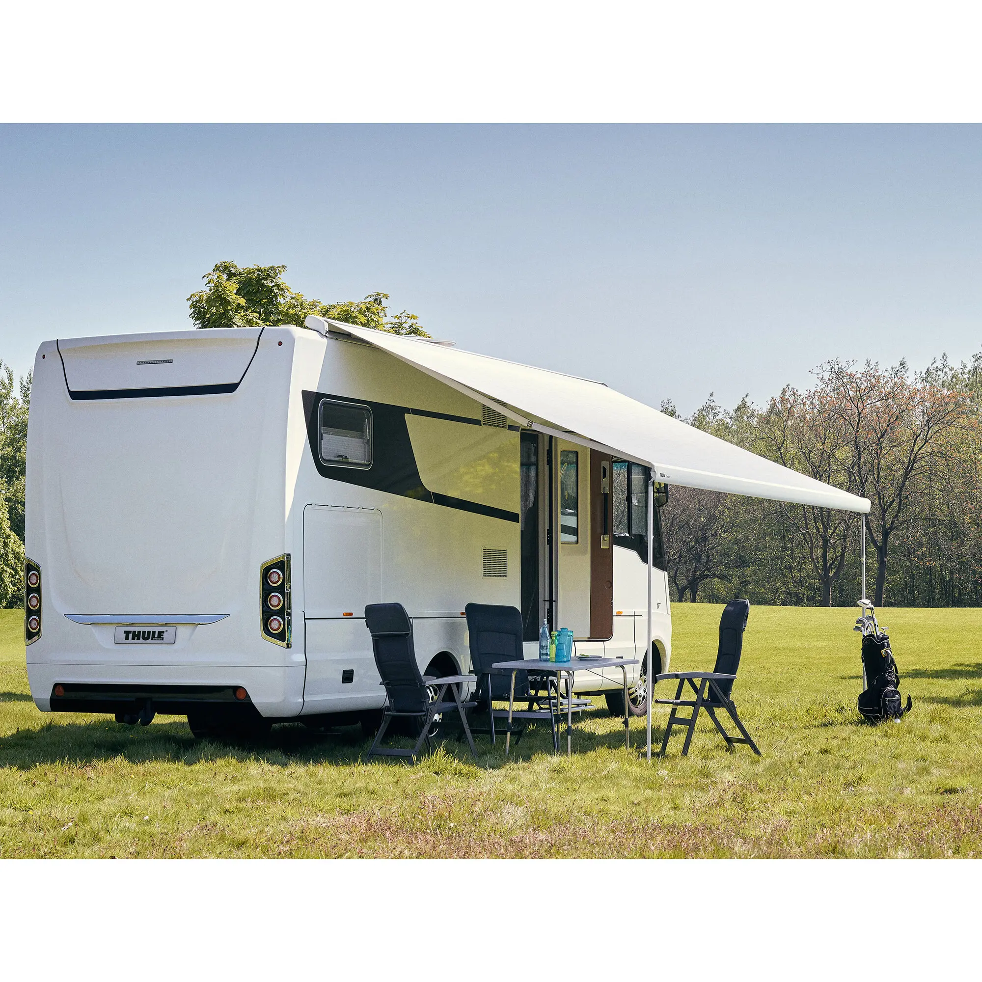 Awning Omnistor 9200 with Motor, anthracite, 5 m