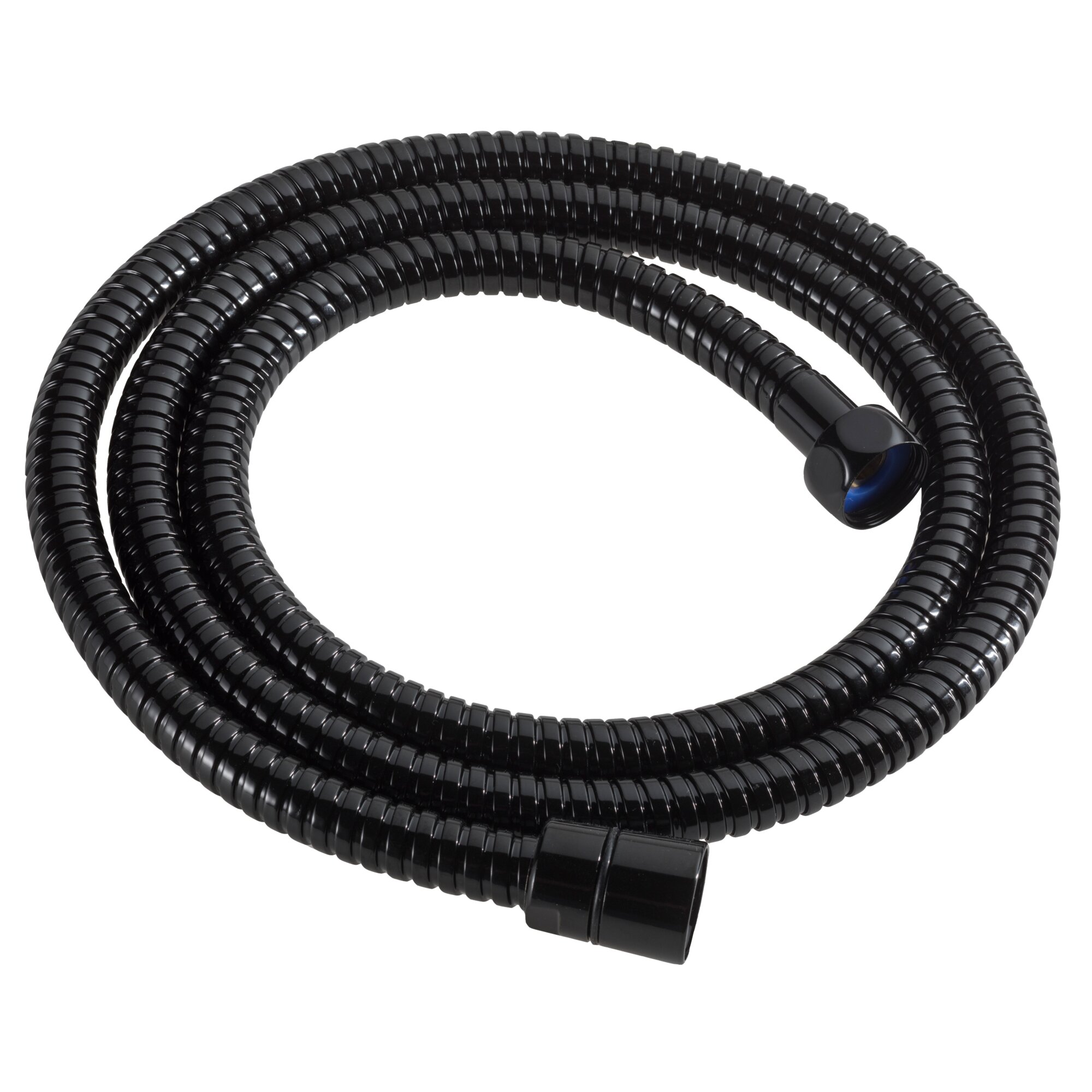 Shower Hose black, ⅜" × ½"