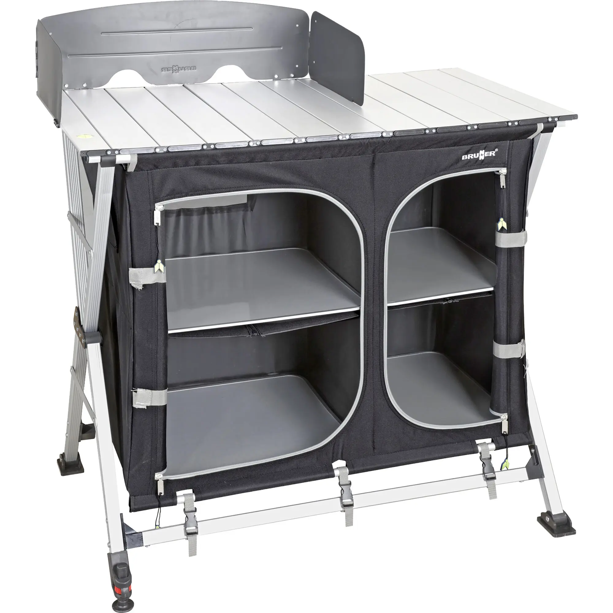 Campingschrank, schwarz, Azabache CT Cross Square