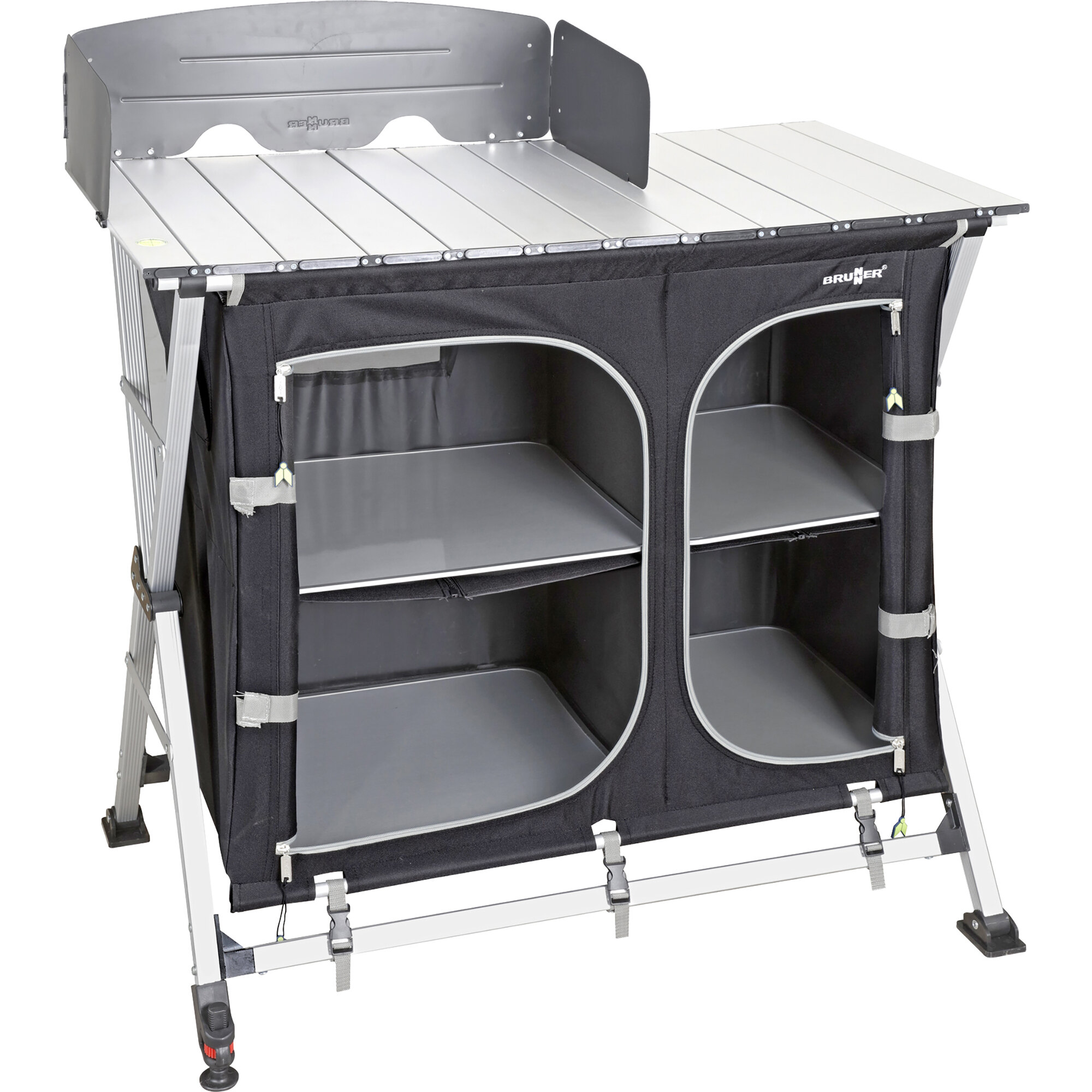 Camping Cabinet, black, Azabache CT Cross Square