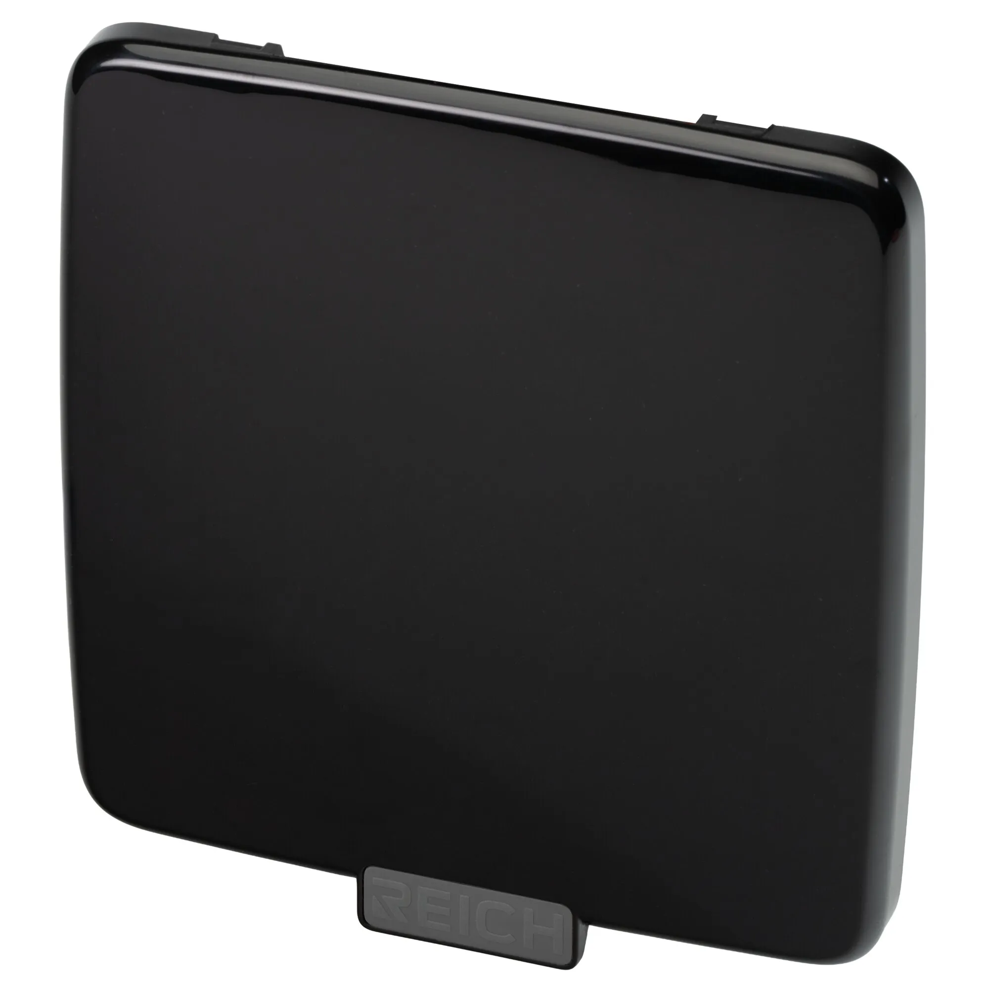 Deckel einfach für Versorgungsklappe Smart Supply, schwarz glänzend