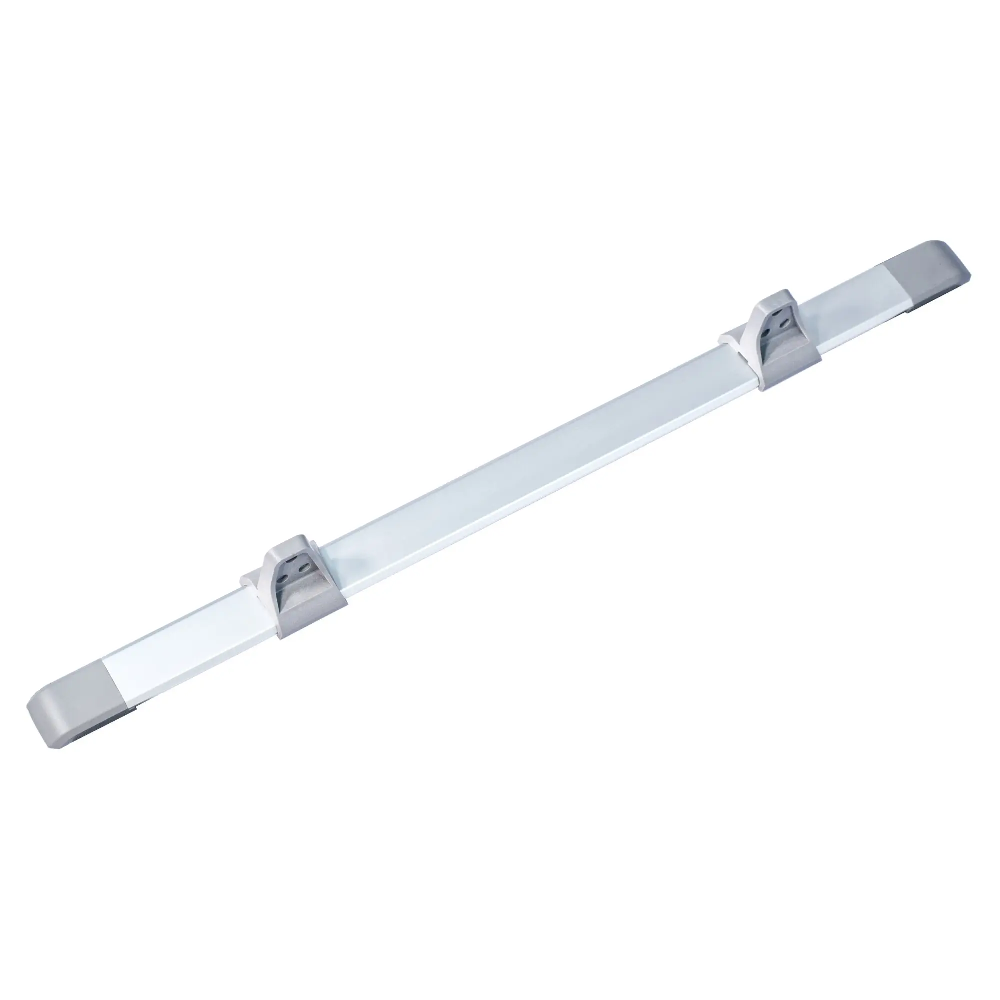 Tischhalteprofil inkl. Wandhalter, silber