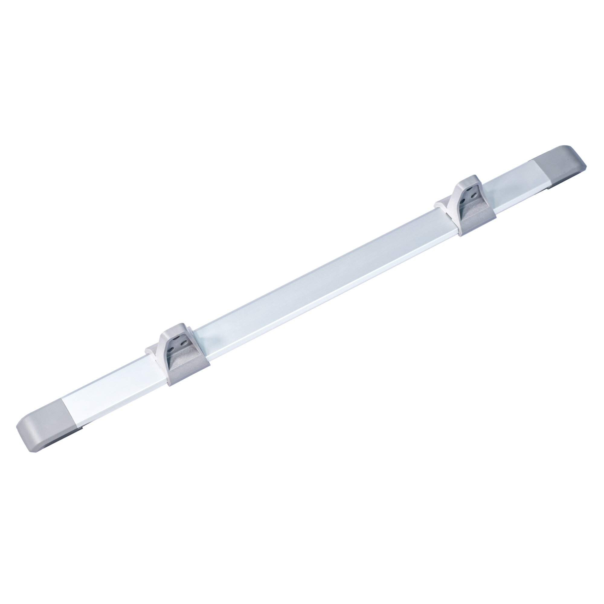 Tischhalteprofil inkl. Wandhalter, silber