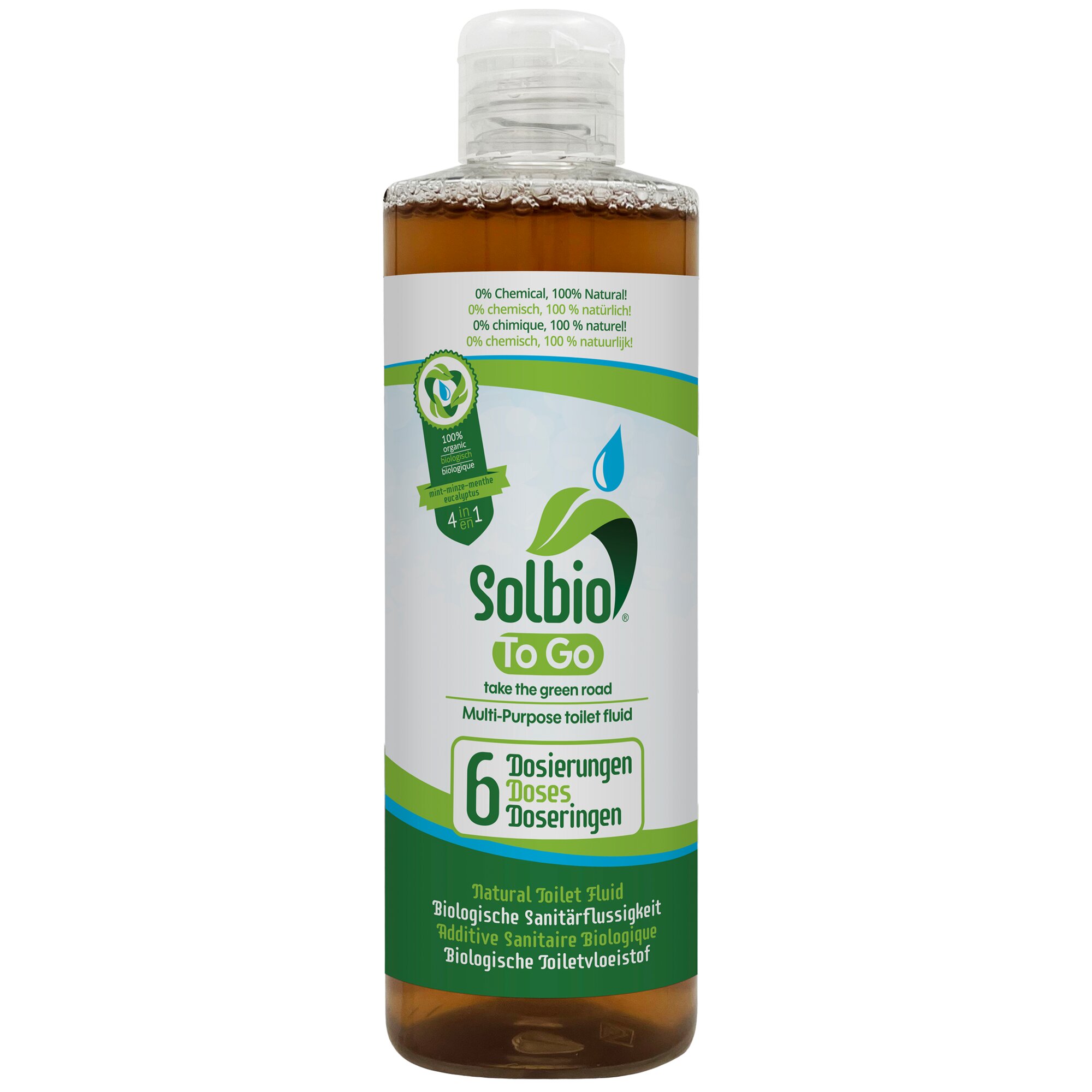 Solbio Toilettenzusatz 4 in 1 ToGo, 250 ml