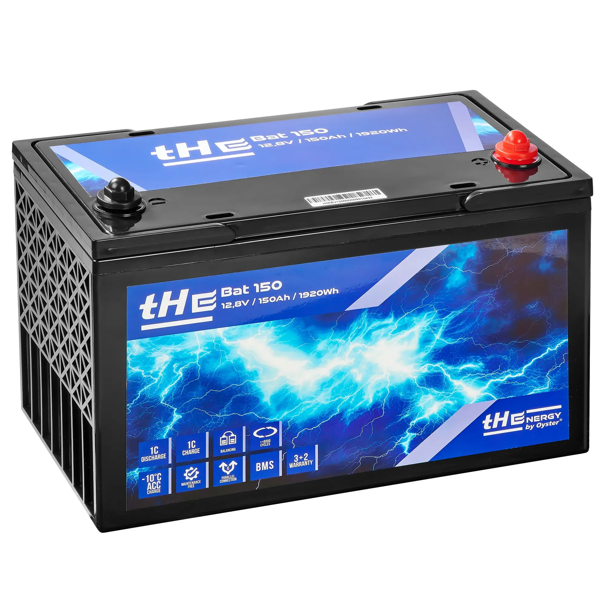 Lithium Battery LiFePO₄ tHE Bat 150, 12.8 V, 150 Ah