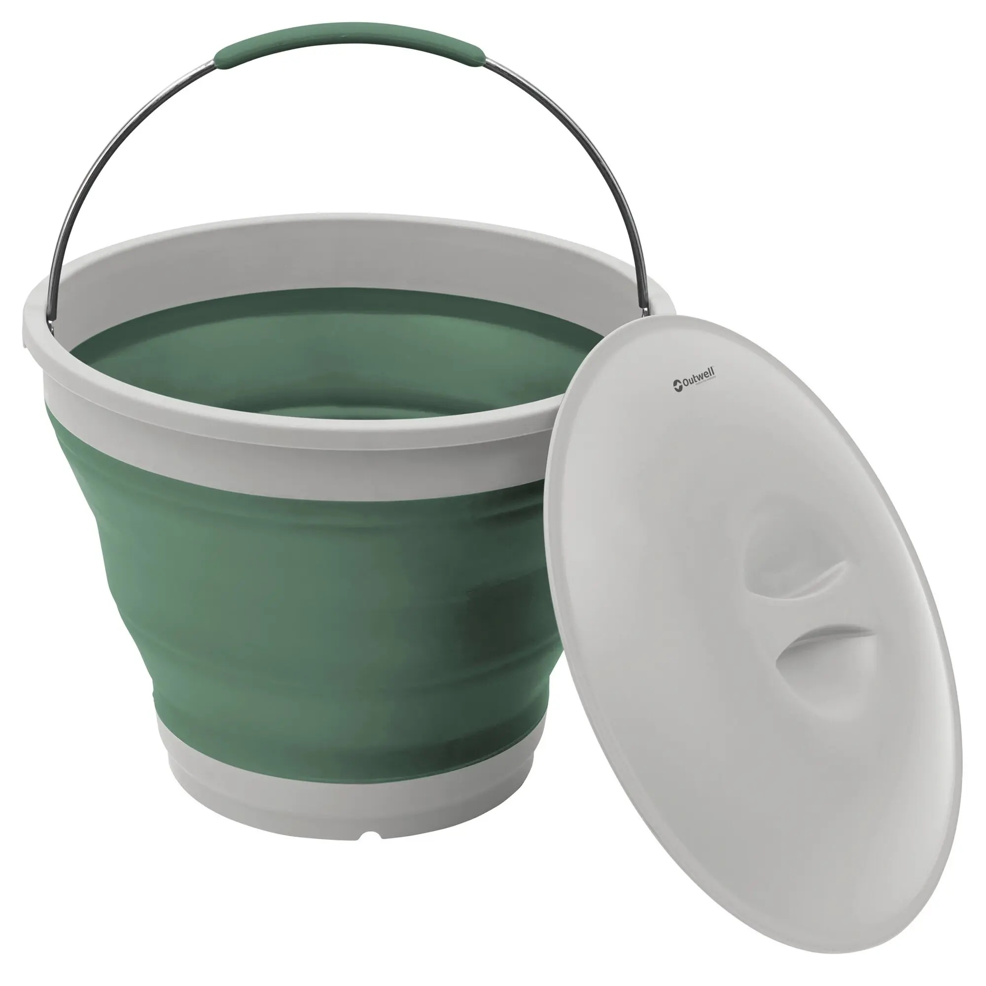 Faltbarer Eimer, dunkelgrün